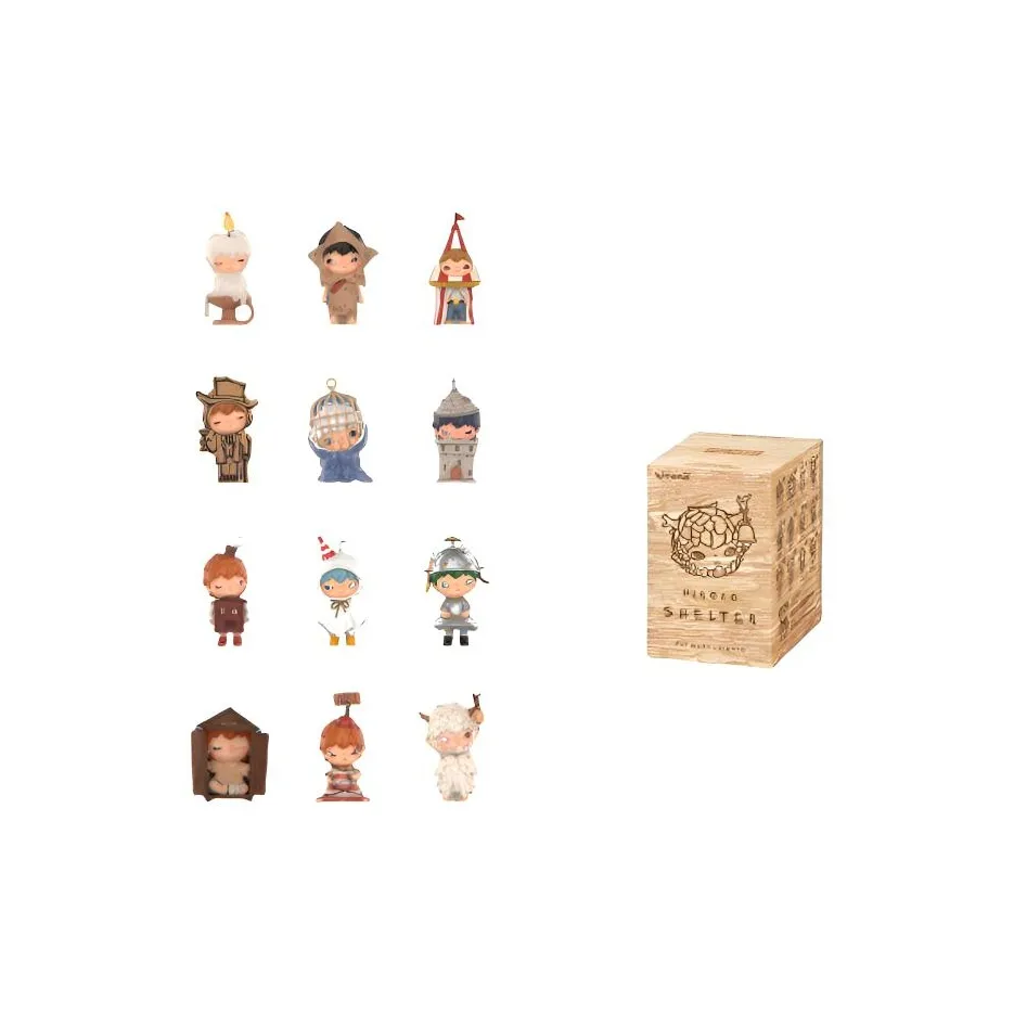 POP MART POP MART Hirono Shelter Collection Слепые коробки Один Mystery Коробка Целая коробка 12 шт