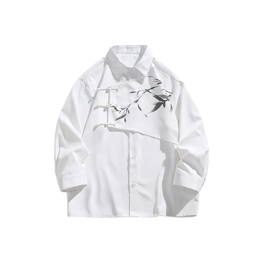 JIARONG Белый Унисекс Рубашки