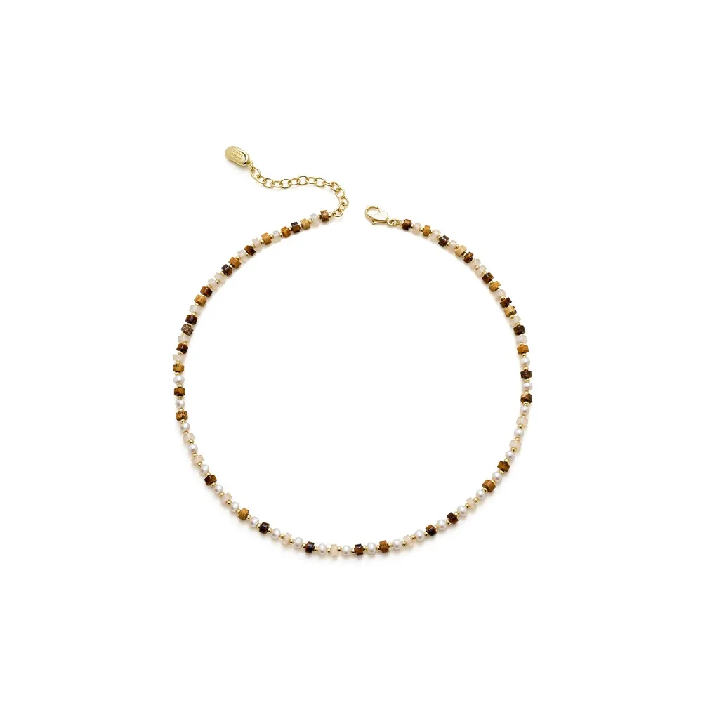 Amber Lollipop DOPAMINE Pearl Necklaces Women's