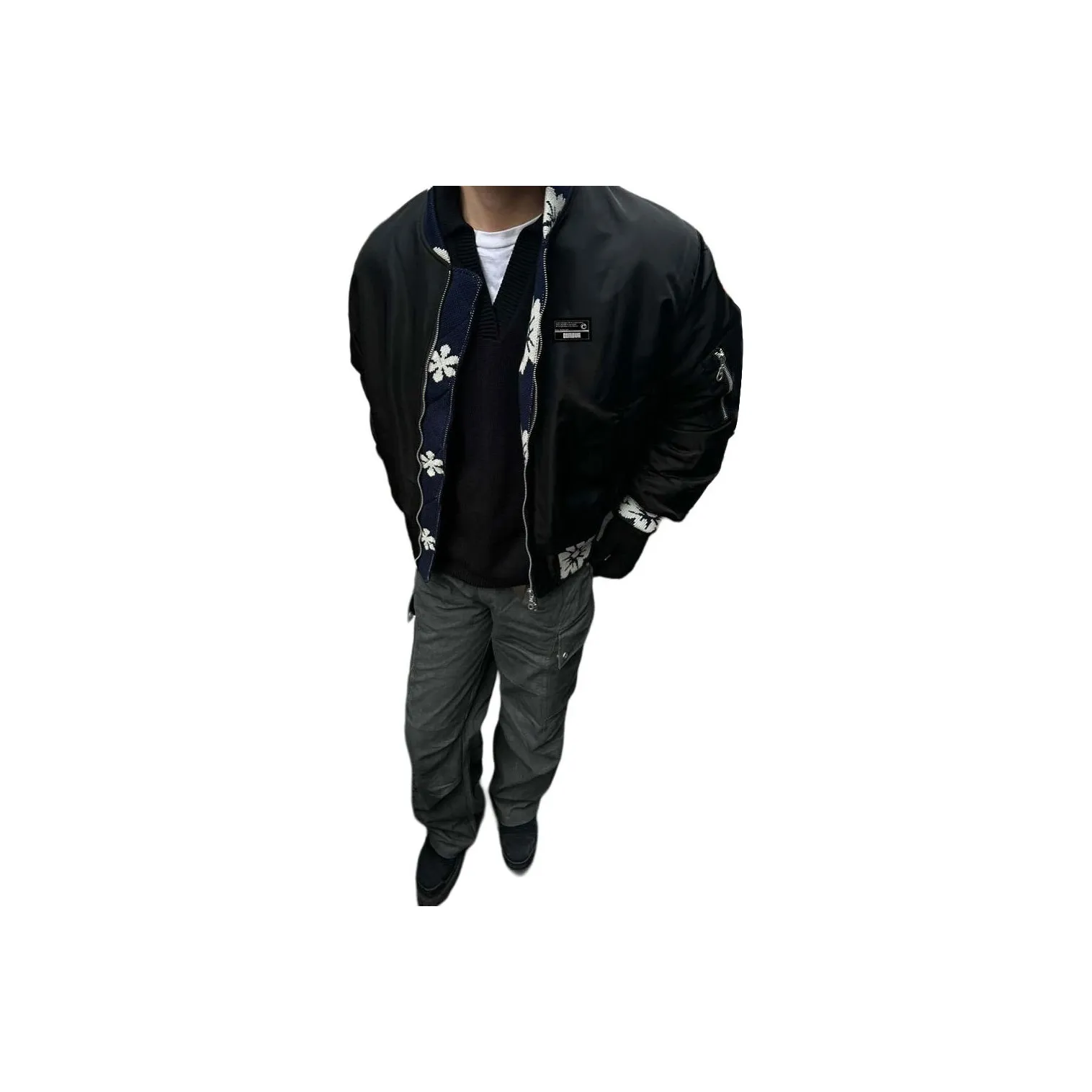 COMOWA Черный Синий [Логотип Съемный] Унисекс Бейсбольные Джерси