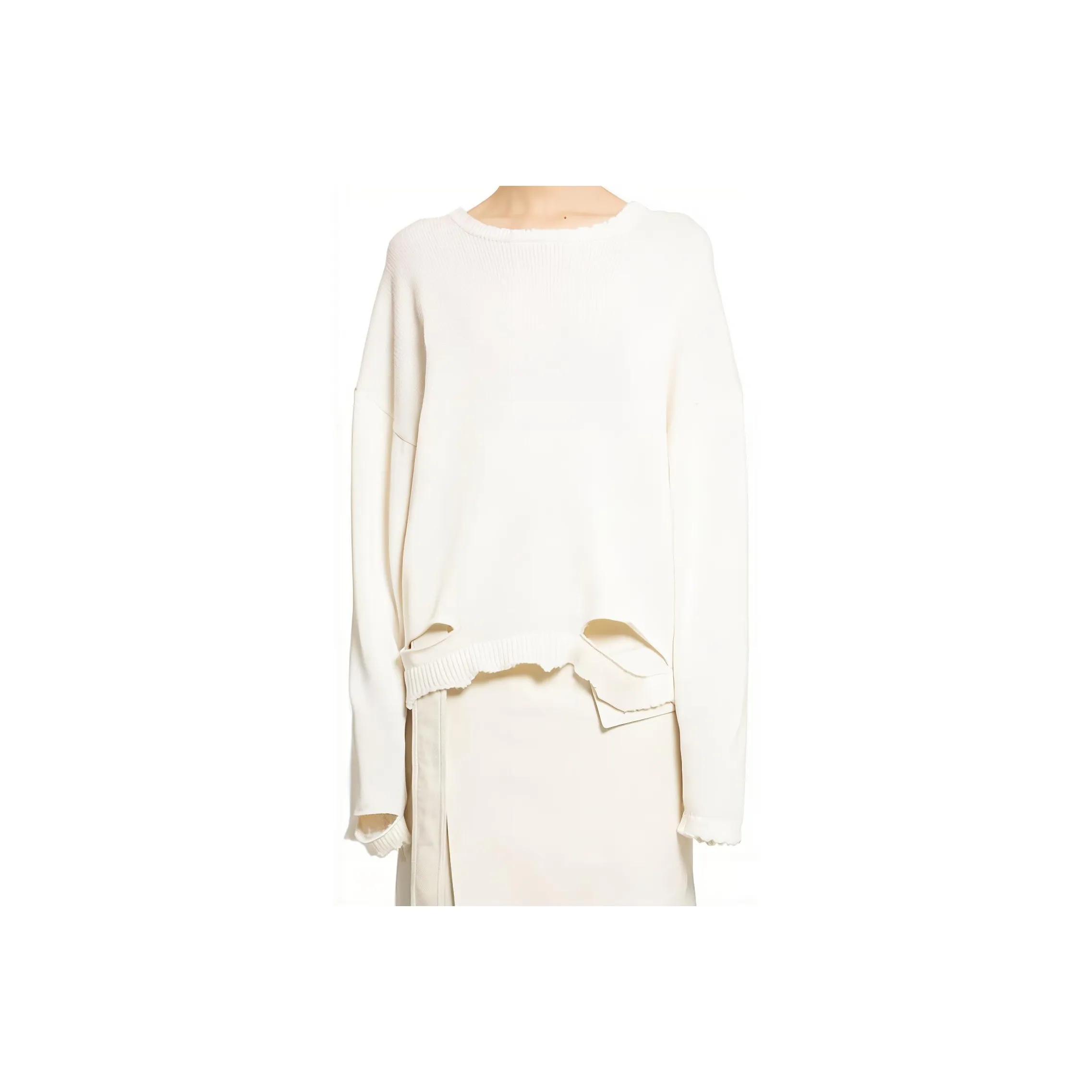 Helmut Lang Свитер Женский Айвори