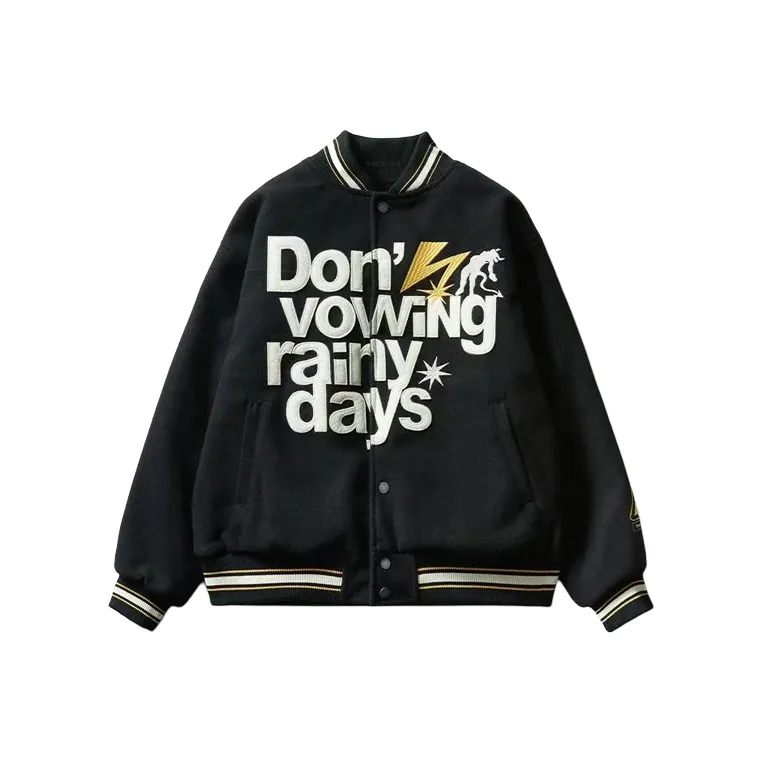 SNEIKLAU Черный флис с подкладкой унисекс куртки