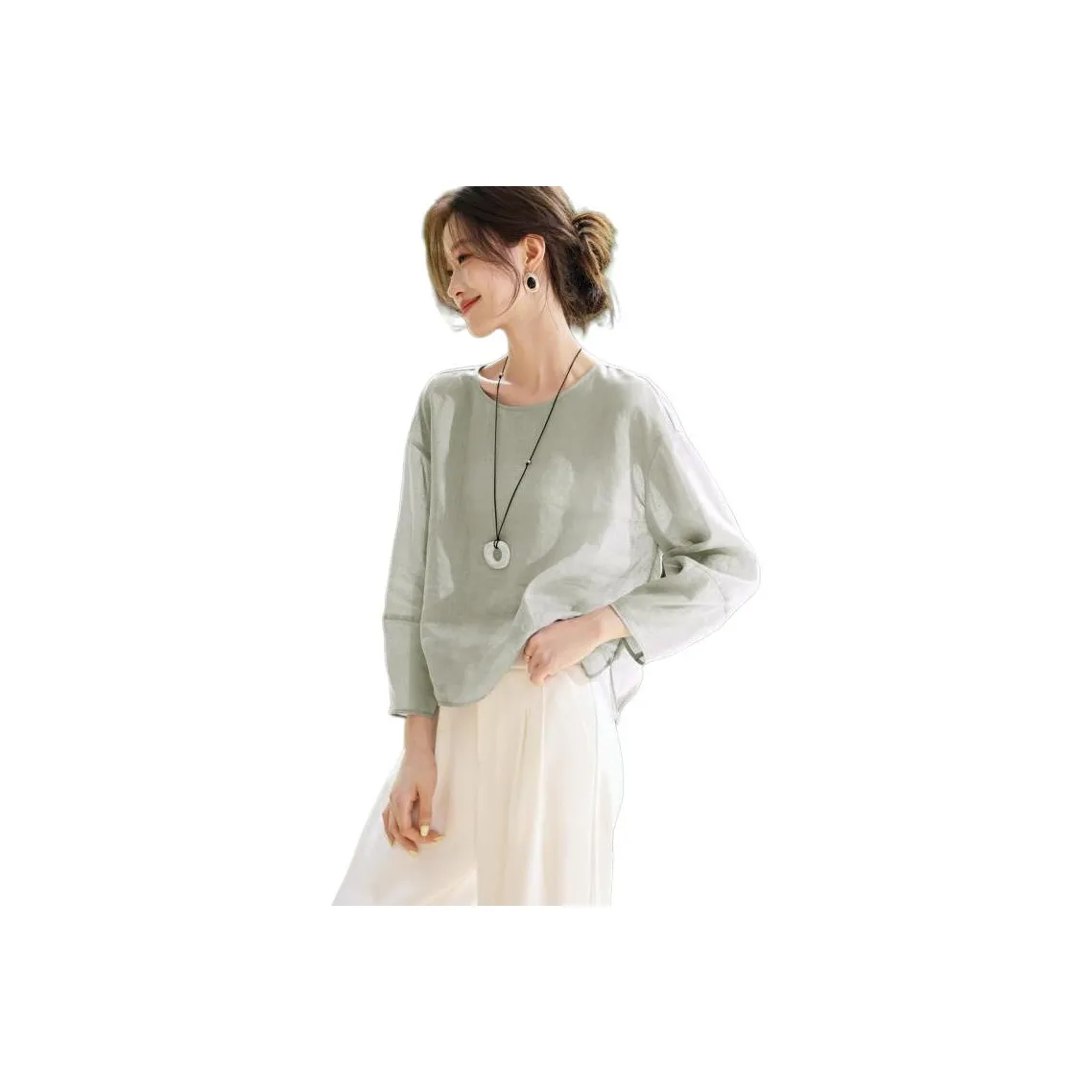 MOHANYIMEI Мятная Мамба Женские Рубашки