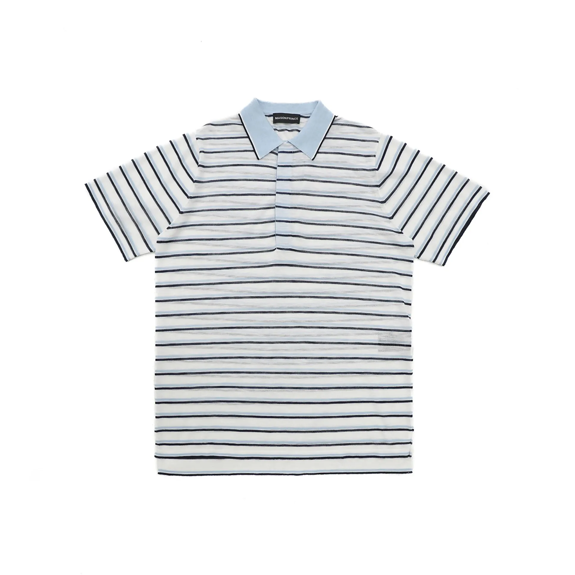 MASONPRINCE Морской стиль Полосы POLO Топ Унисекс