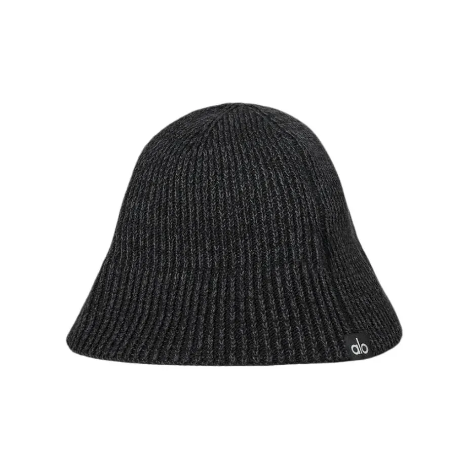Alo Yoga Легкий Ткань в рубчик Шапки-бини Унисекс Черный
