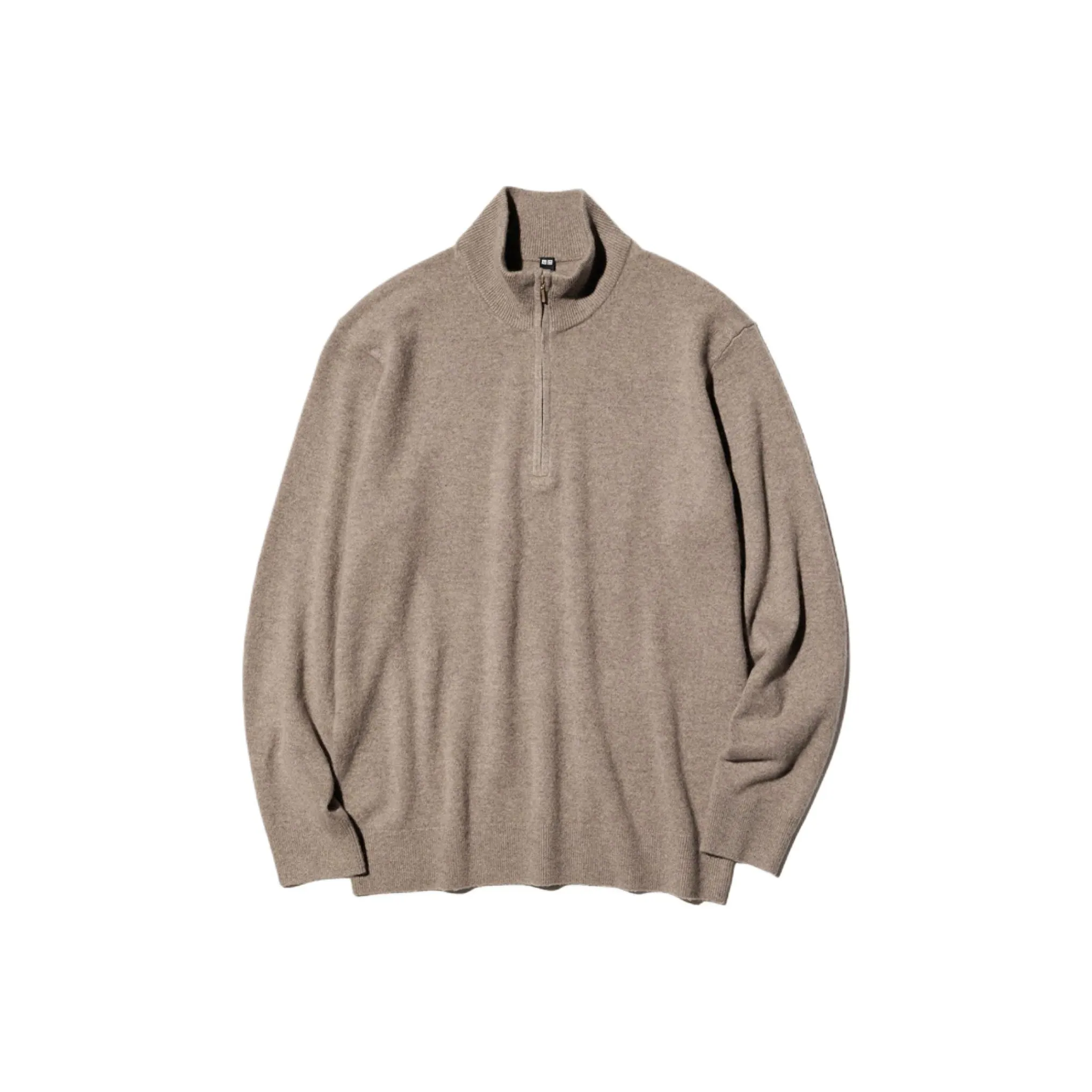 UNIQLO Светлый Умбра Мужские Кашемировые Свитера