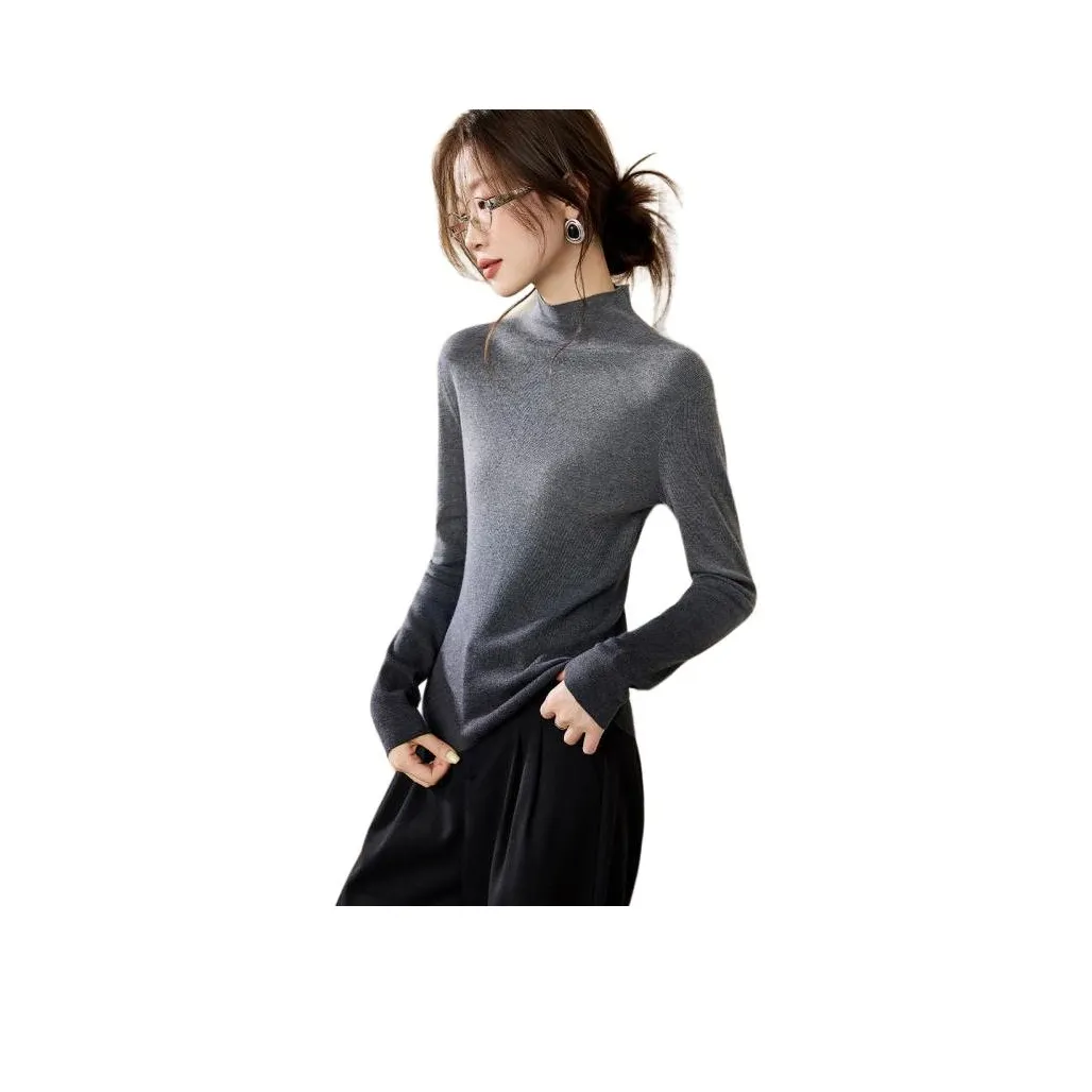 MOHANYIMEI Градиентный серый Женские свитера