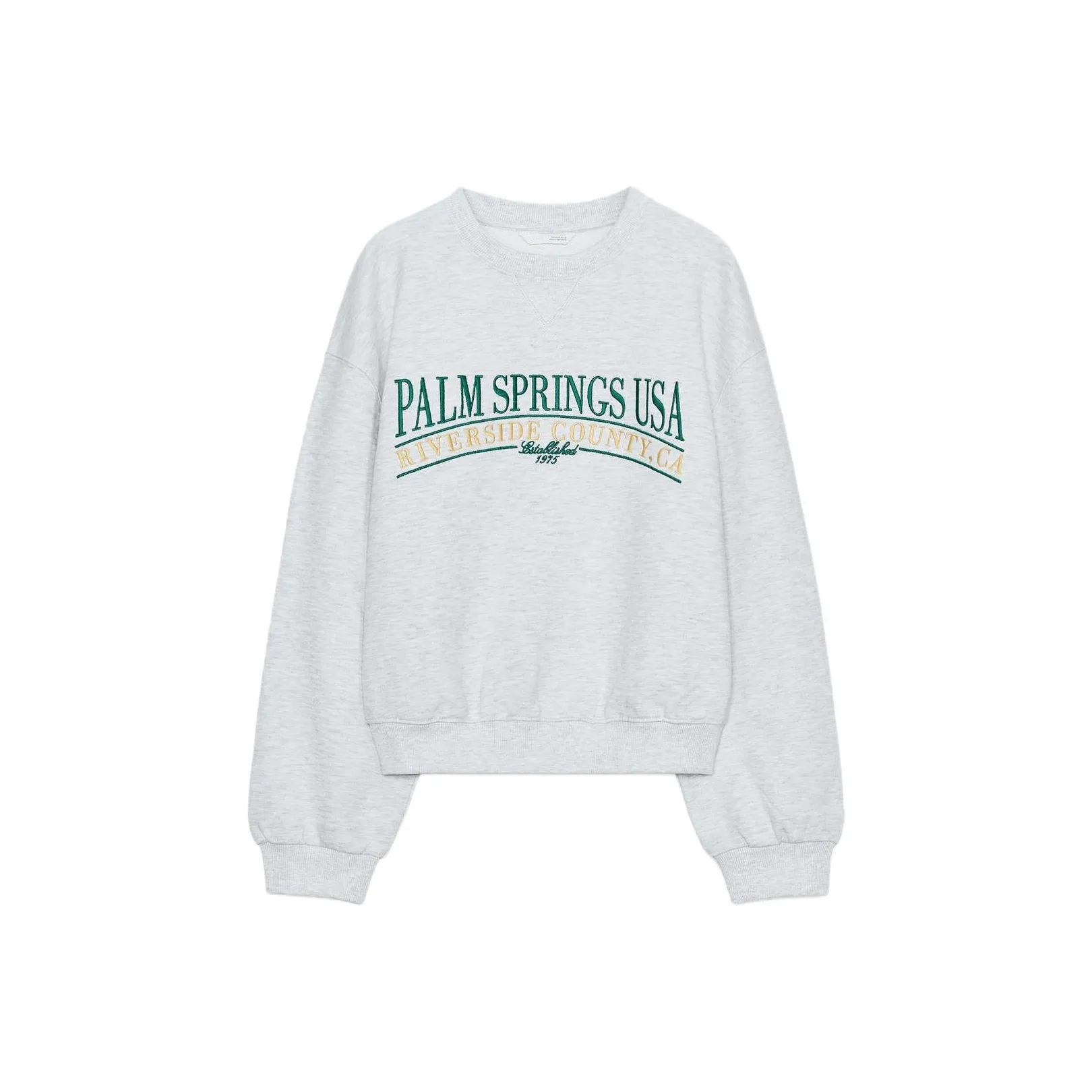 ZARA Зебра с принтом Серый Женский Свитшот