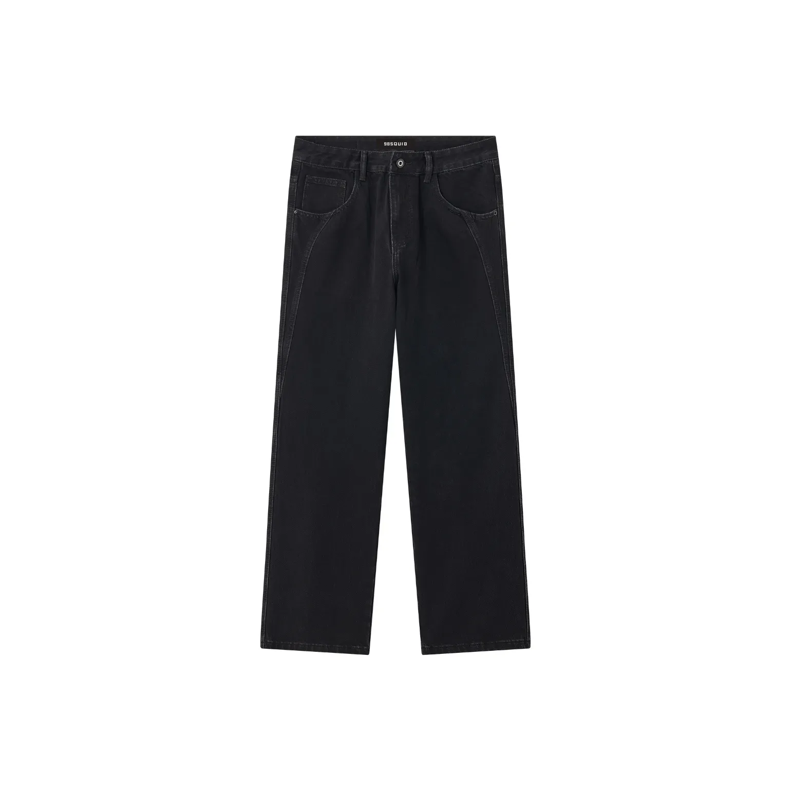 98SQUID Черные Унисекс Джинсы