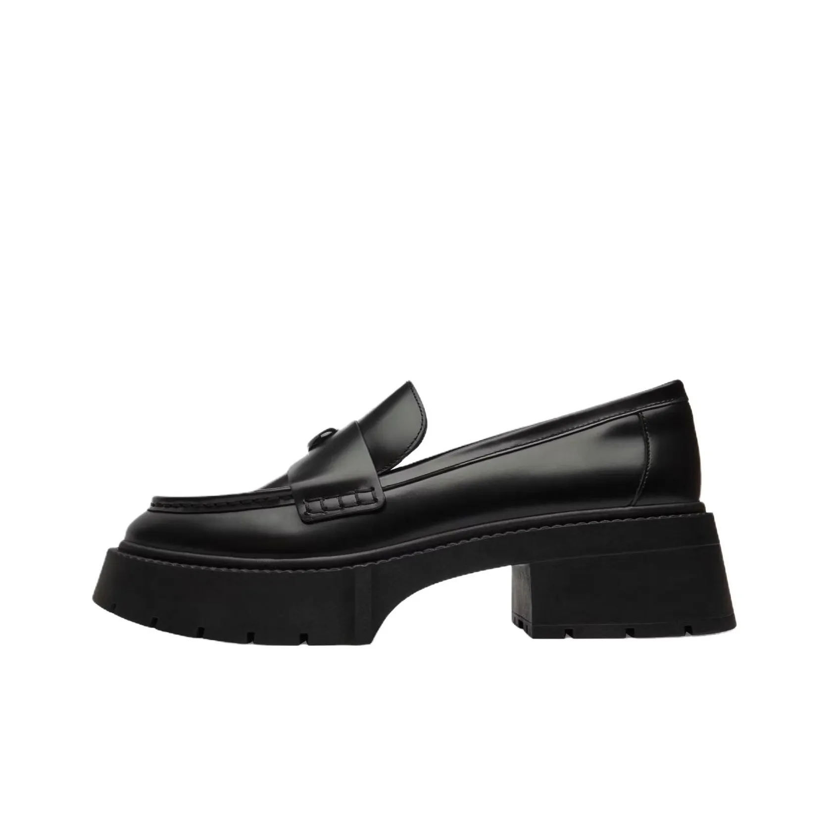 COACH Leah Грубый каблук Высокие каблуки 5,5 см Женские Черный