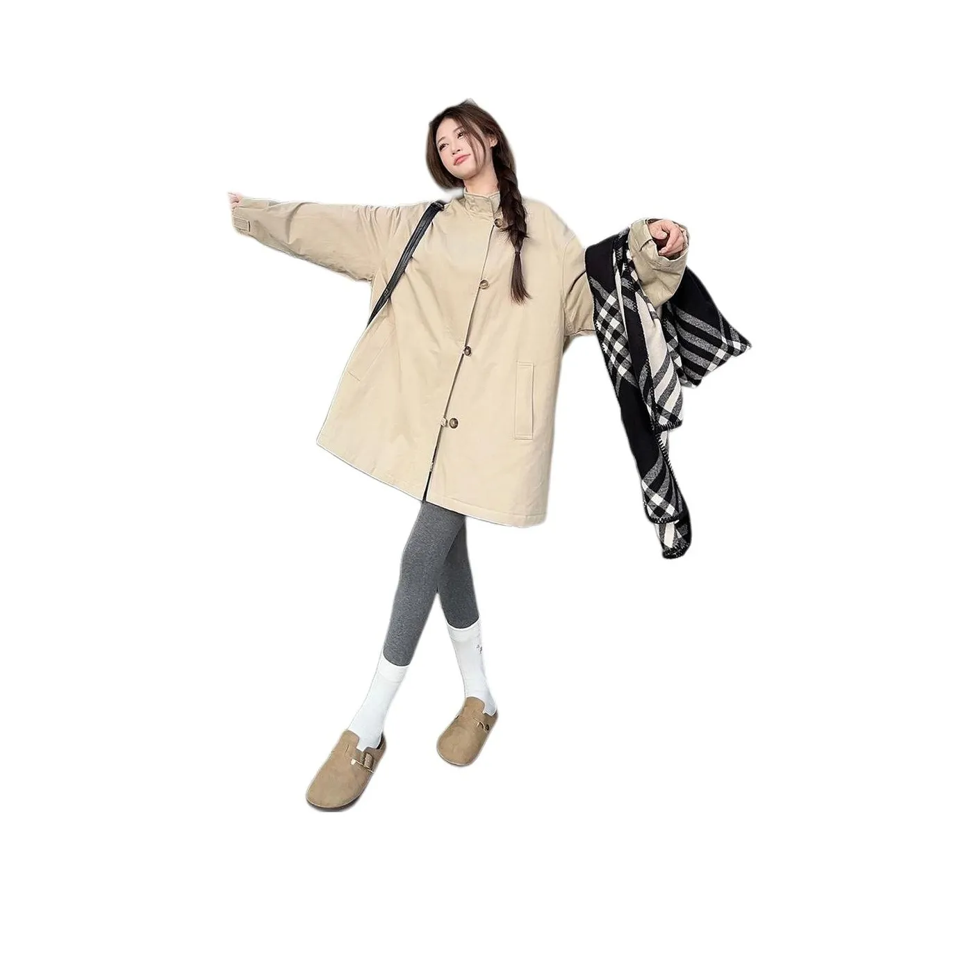 REMOULD Хаки Женская тренч-куртка