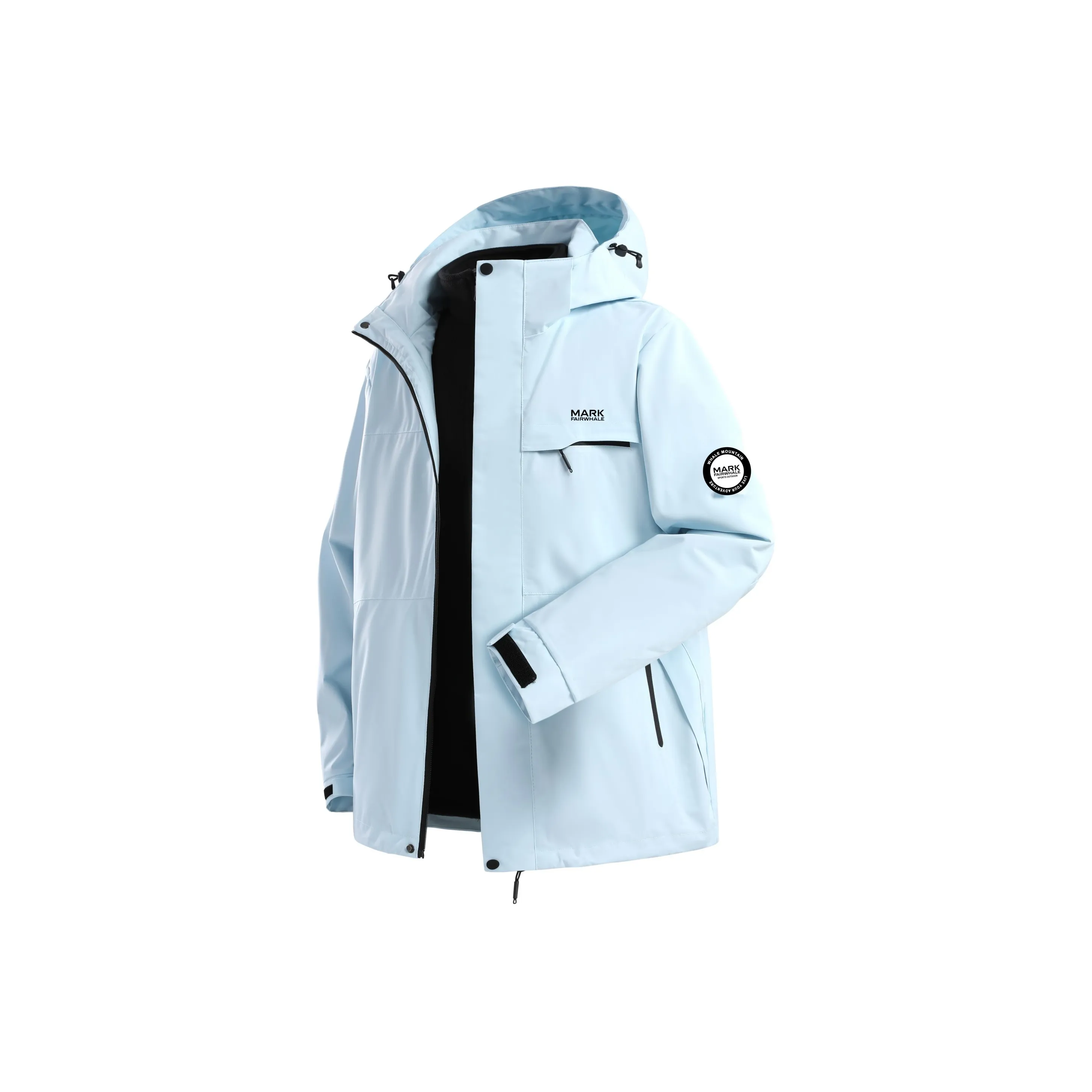 FAIRWHALE Ветрозащитная и водонепроницаемая куртка унисекс
