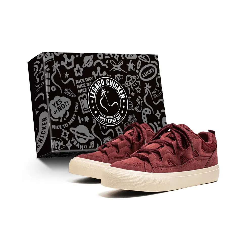 Legaco Chicken Амортизация Устойчивость к истиранию Легкие Низкие Кроссовки для скейтбординга Мужские