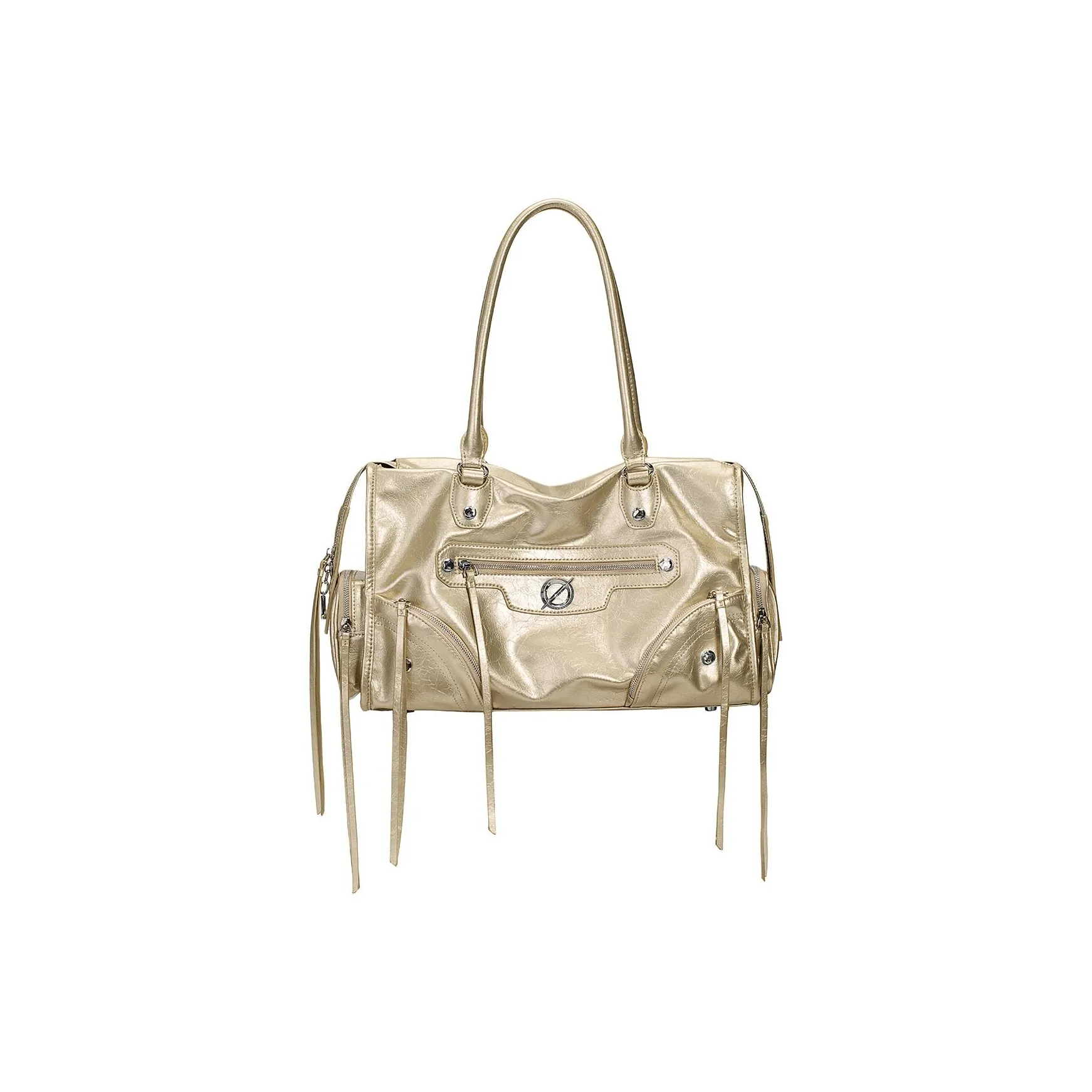 JELLYTOYBOY Микрофибра Синтетическая Кожа Aurora Сумка 2,0 Сумка через плечо Сумка на плечо Стандартная Женская Кремовая Золотая