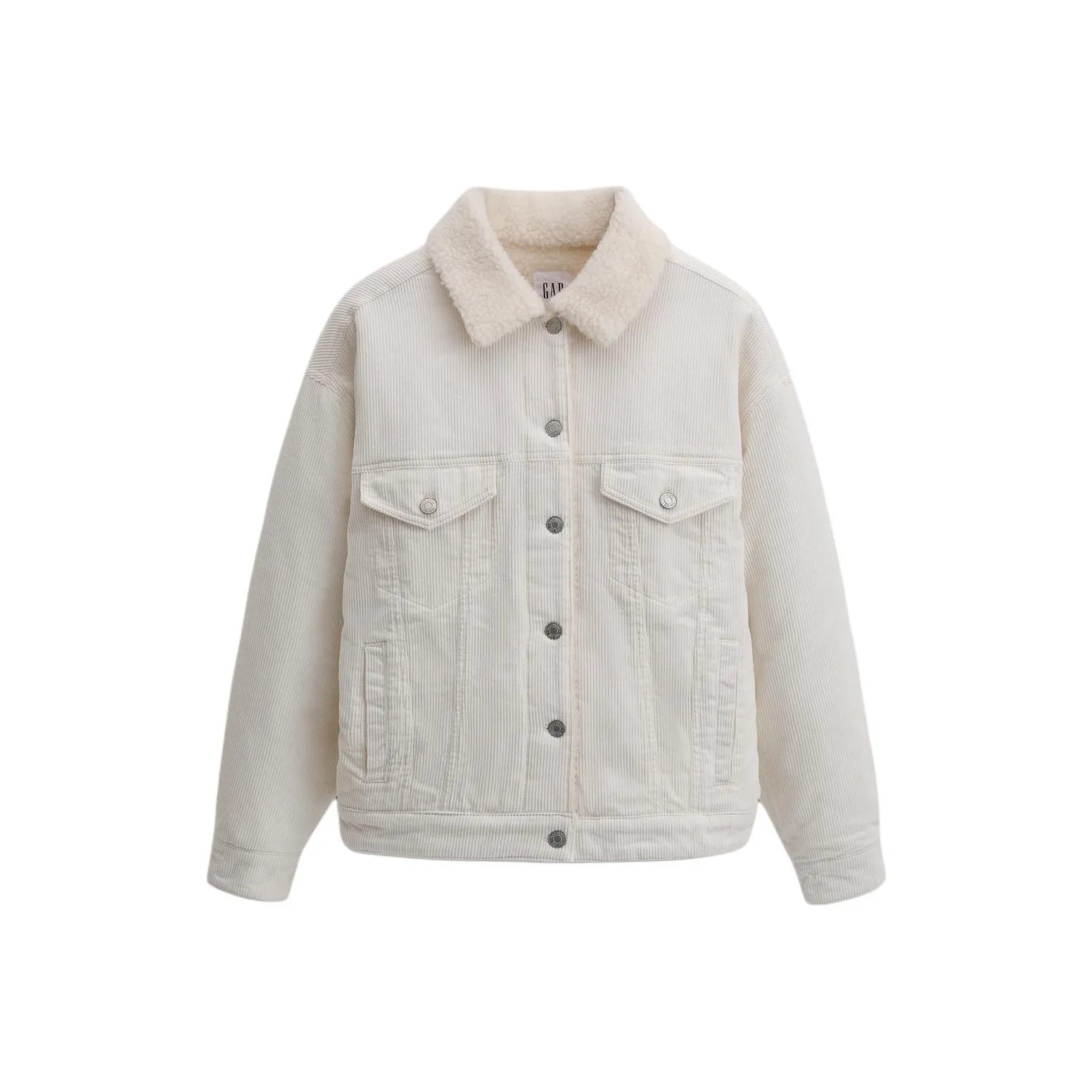 GAP совместное брендирование Айвори Белый Женское пальто