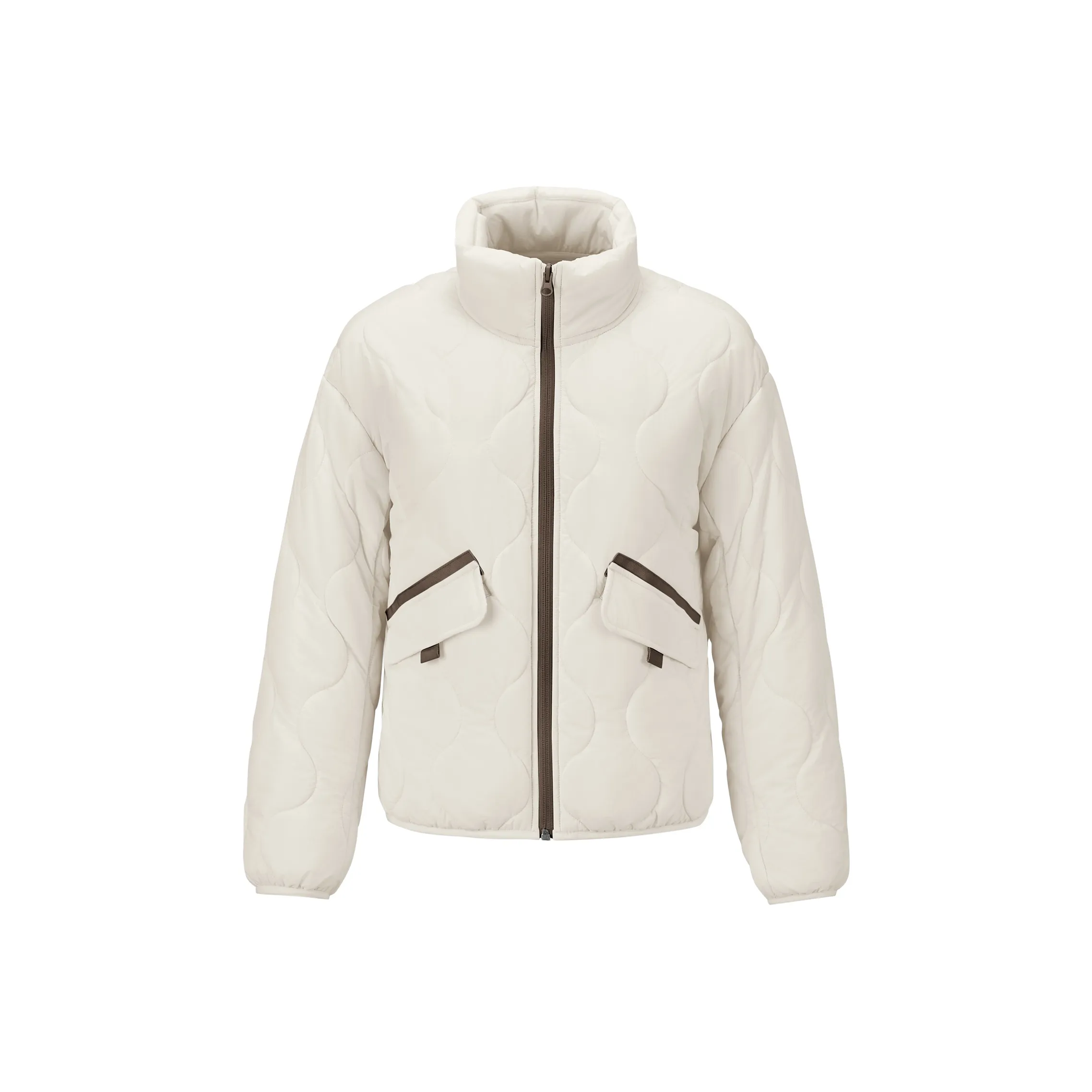 Skechers Хлопковый пуховик Женский Pure White