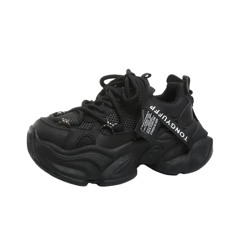 TELENT Низкий топ Универсальный Повседневный массивные кроссовки Женские