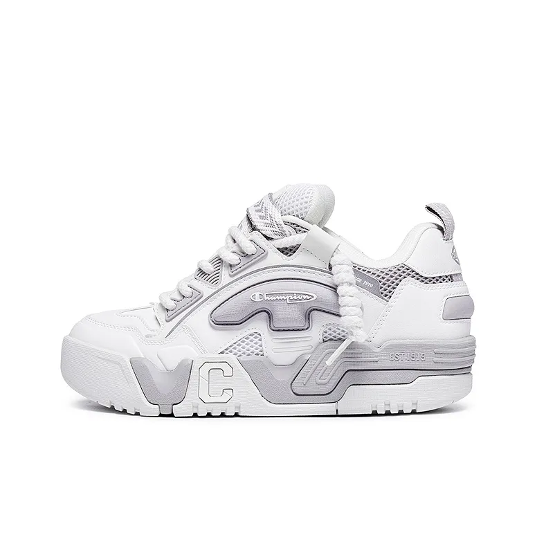 Champion Balance Low Top Скейтборд Кроссовки Женские Новые Бежевый Белый Сплав Серый