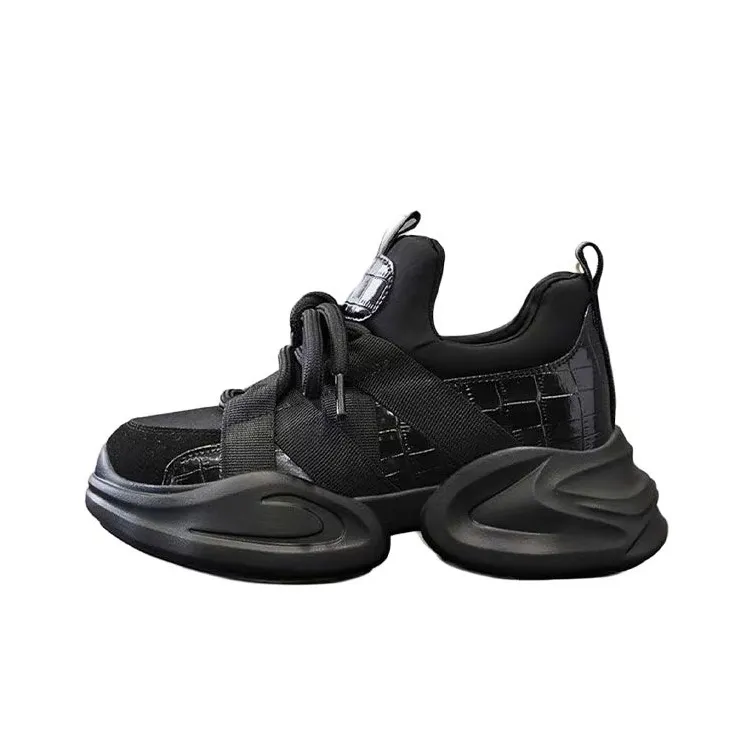 TELENT Противоскользящий устойчивый к истиранию низкий топ платформа массивные кроссовки женские