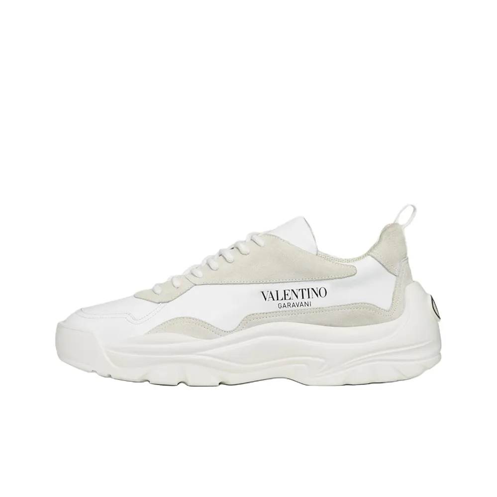 Valentino Gumboy Casual Shoes Men Low Top White, Gray