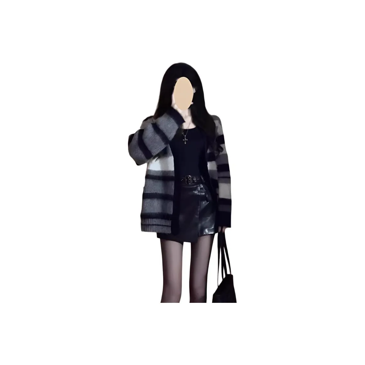 REMOULD Черный Внутренний слой + Пальто + Короткая юбка Женские Комплекты с юбкой