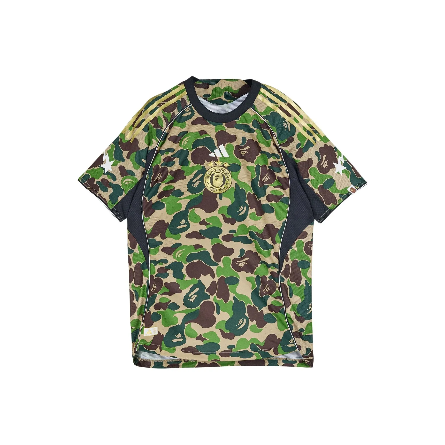 Adidas x A BATHING APE BAPE совместный бренд Fw25 Топ T Рубашка Унисекс
