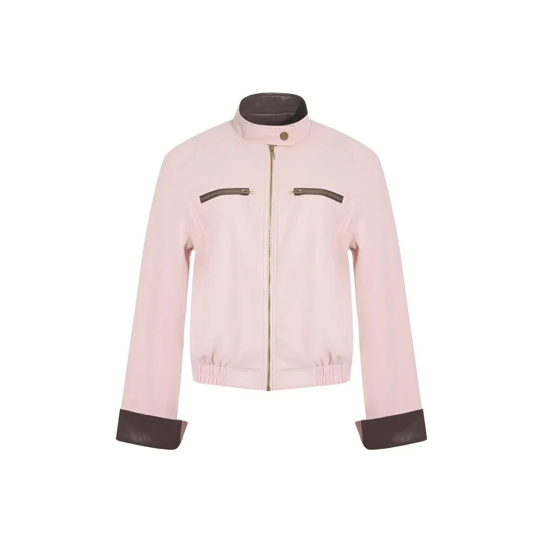 GORGEOUSIDEA Кожа Куртка Женская