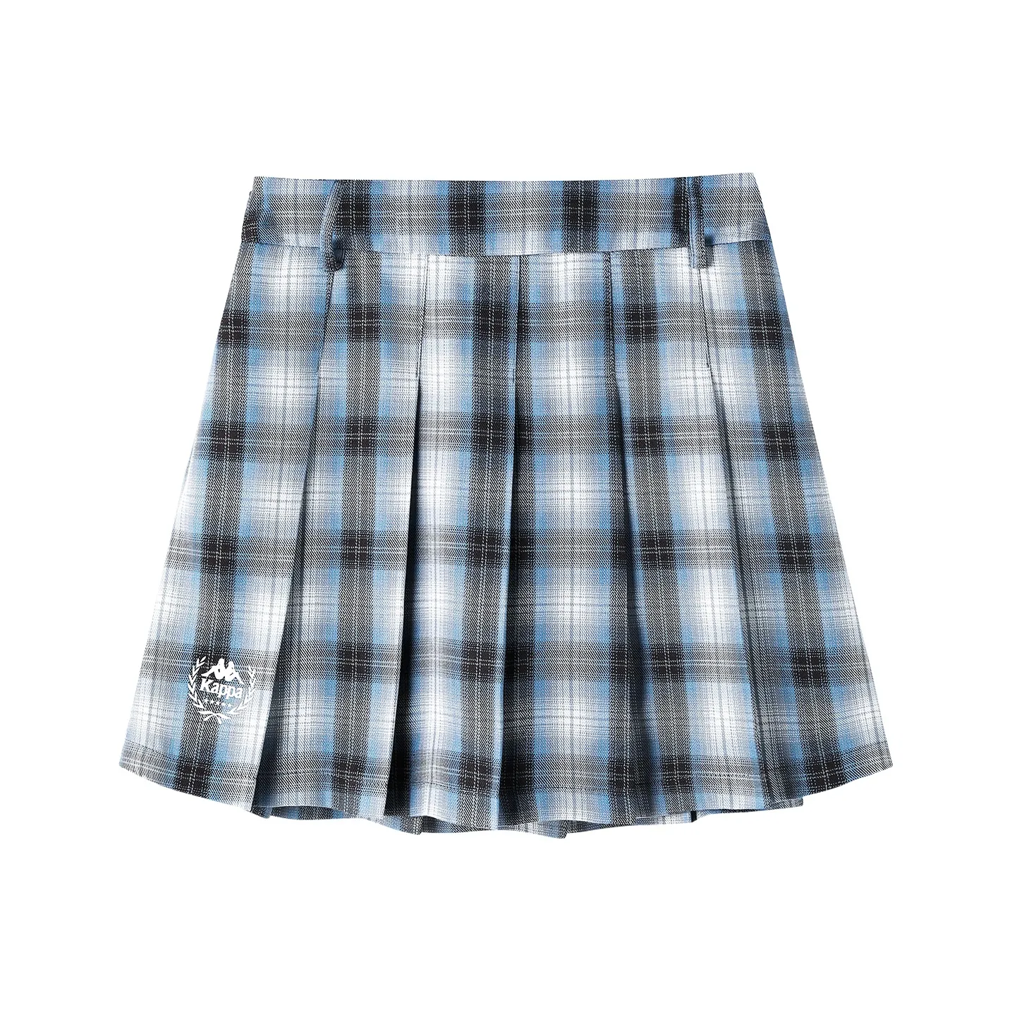 KAPPA Корейский стиль HIGH RISE Юбка с оборками Клетчатый узор Японский стиль Изящный Повседневная короткая юбка Женская