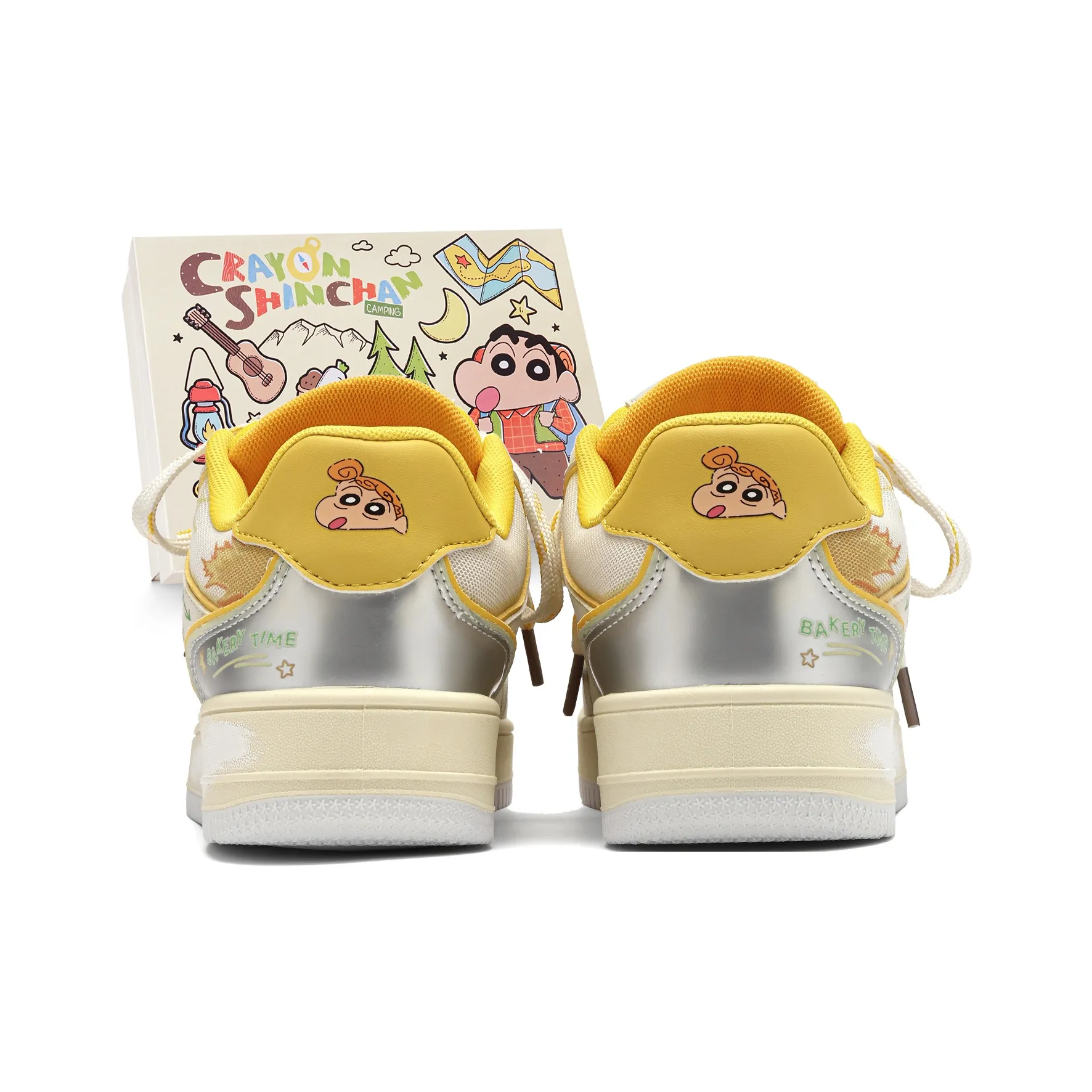 Crayon Shinchan Низкие Кроссовки для скейтбординга Унисекс Air Force 1