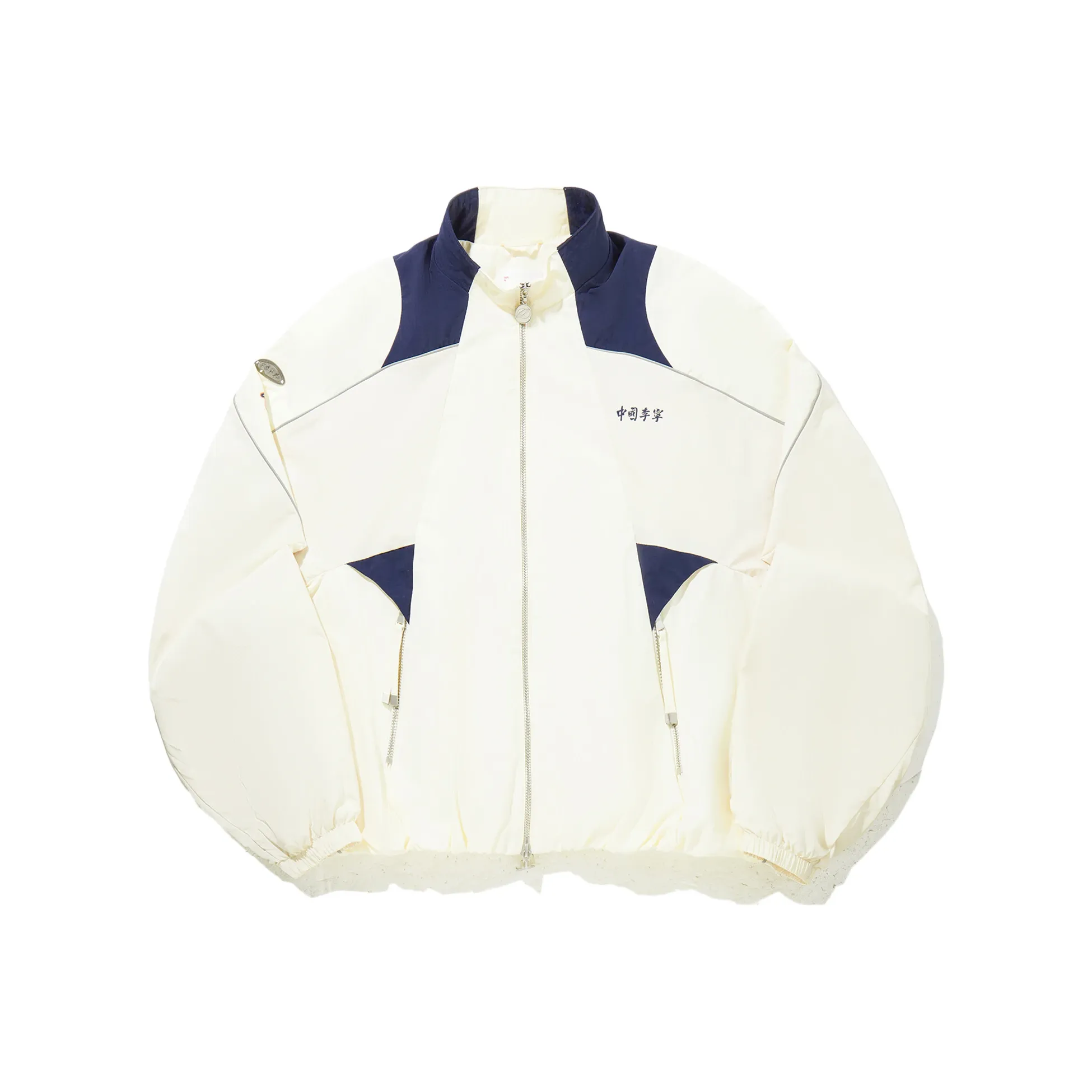 Лайнер Mother Of Pearl Белый Темно-синий Тренч для женщин