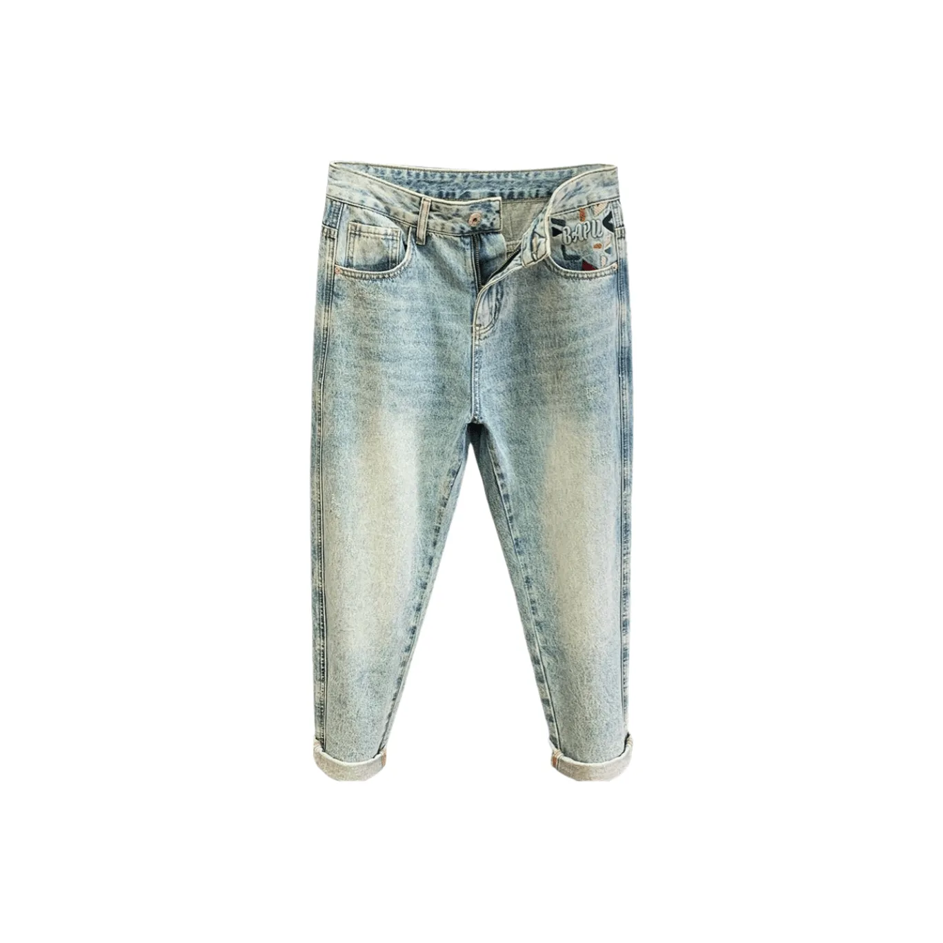 APBM Синий Унисекс Джинсы