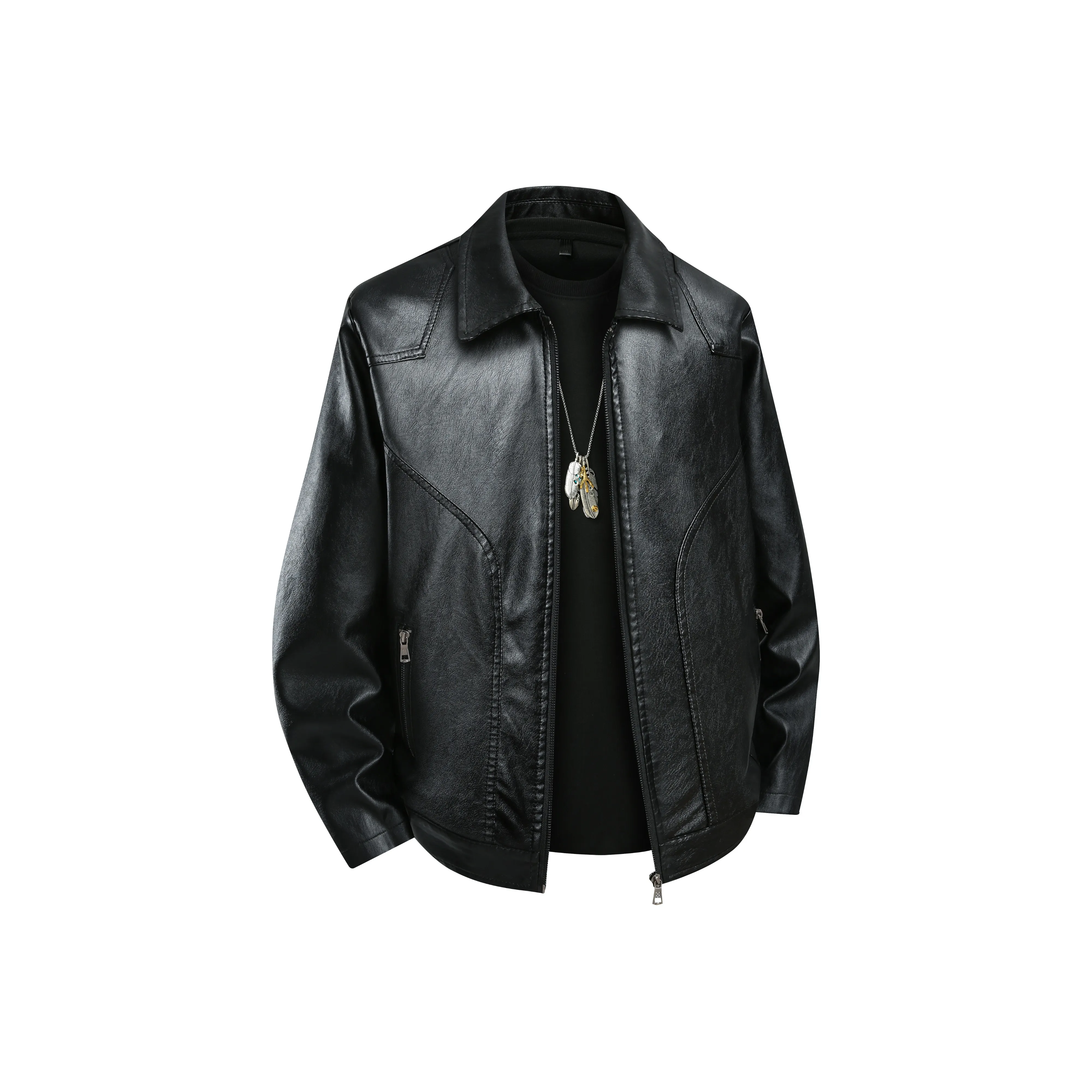 PIERRE CARDIN Одежда Пальто Кожаная Куртка Мужская