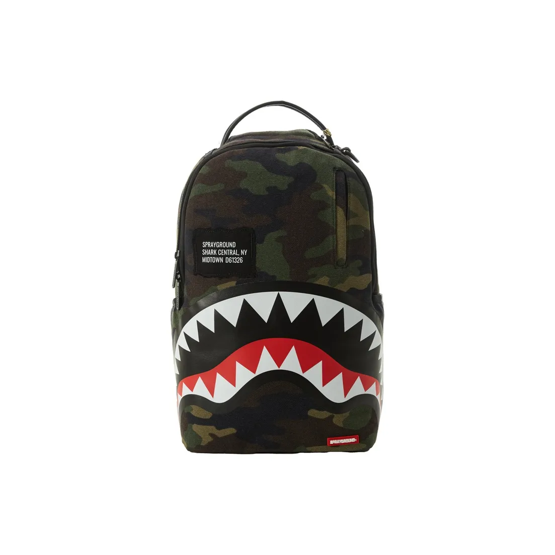 SPRAYGROUND Хлопок Рюкзак Унисекс Армейский зеленый
