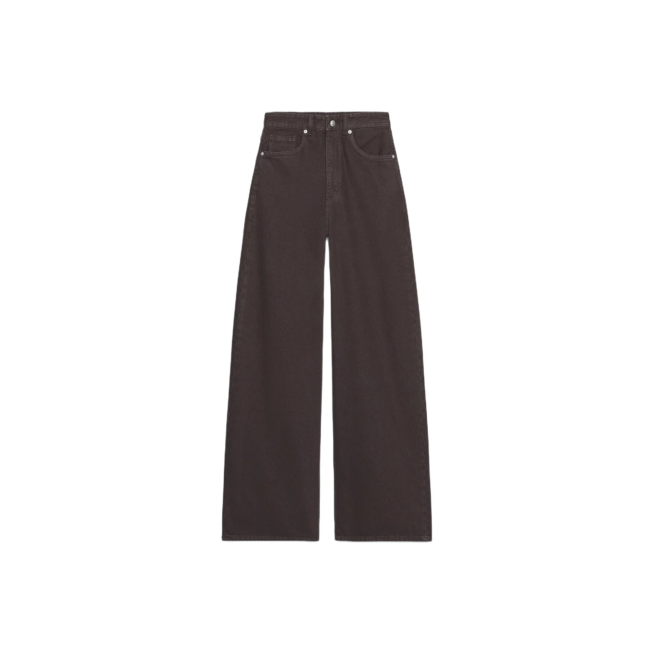 ZARA Trf Коричневый Женские Джинсы