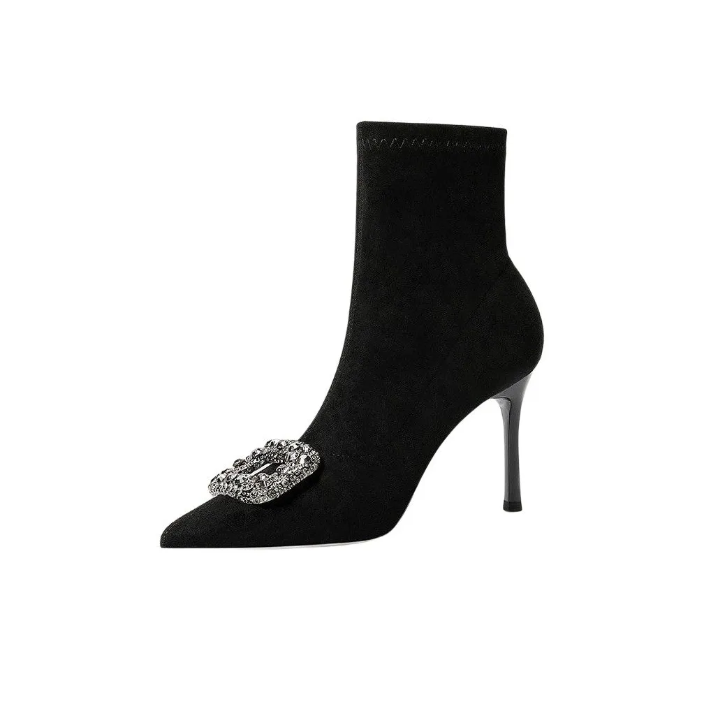 Puppytown Заостренный носок Матовый Высокие каблуки Женские