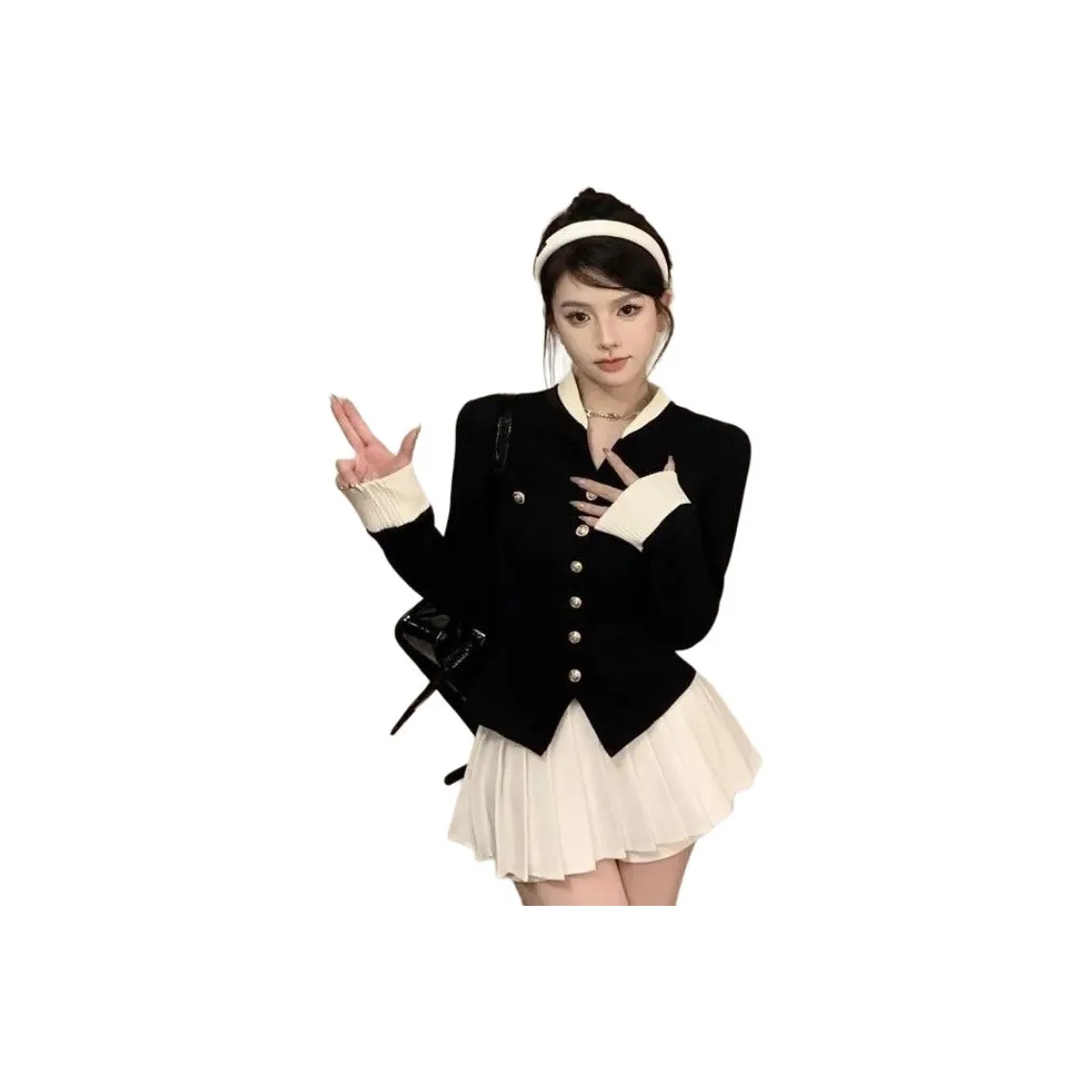 STYUW Длинное платье с длинным рукавом женское