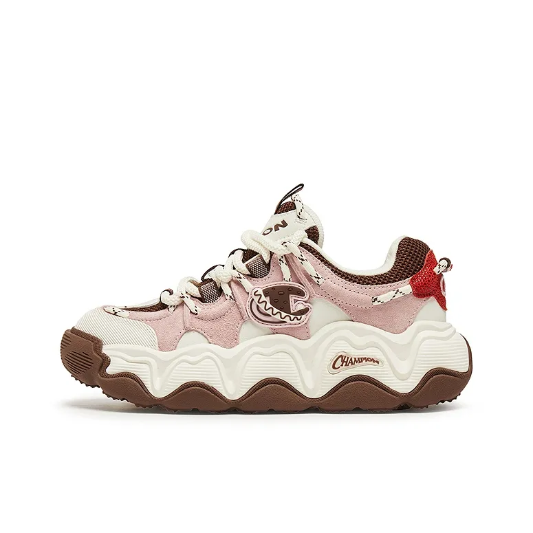 Champion Low Top Повседневная обувь Женская Молочный Белый Пудра Frost