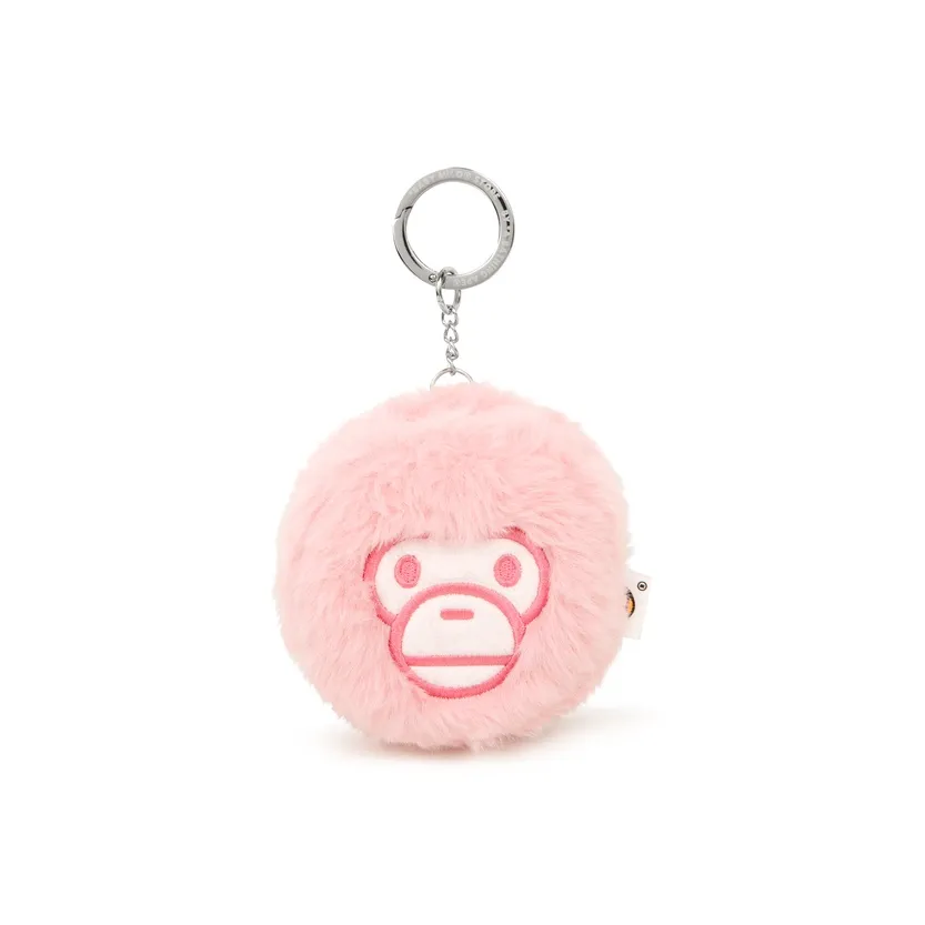 BABY MILO STORE BY A BATHING APE Ткань Монетница Стандартная Женская Розовая