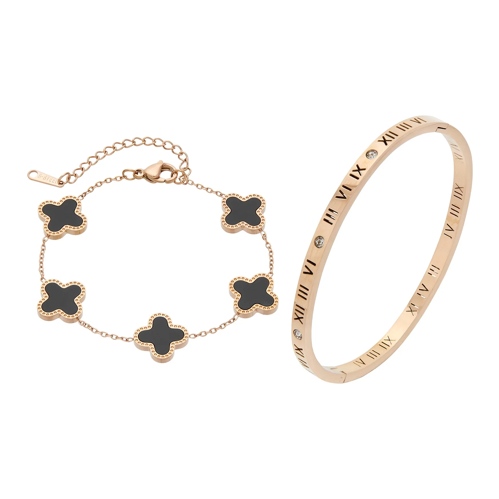 Anxious Титановые Стальные Браслеты Женские