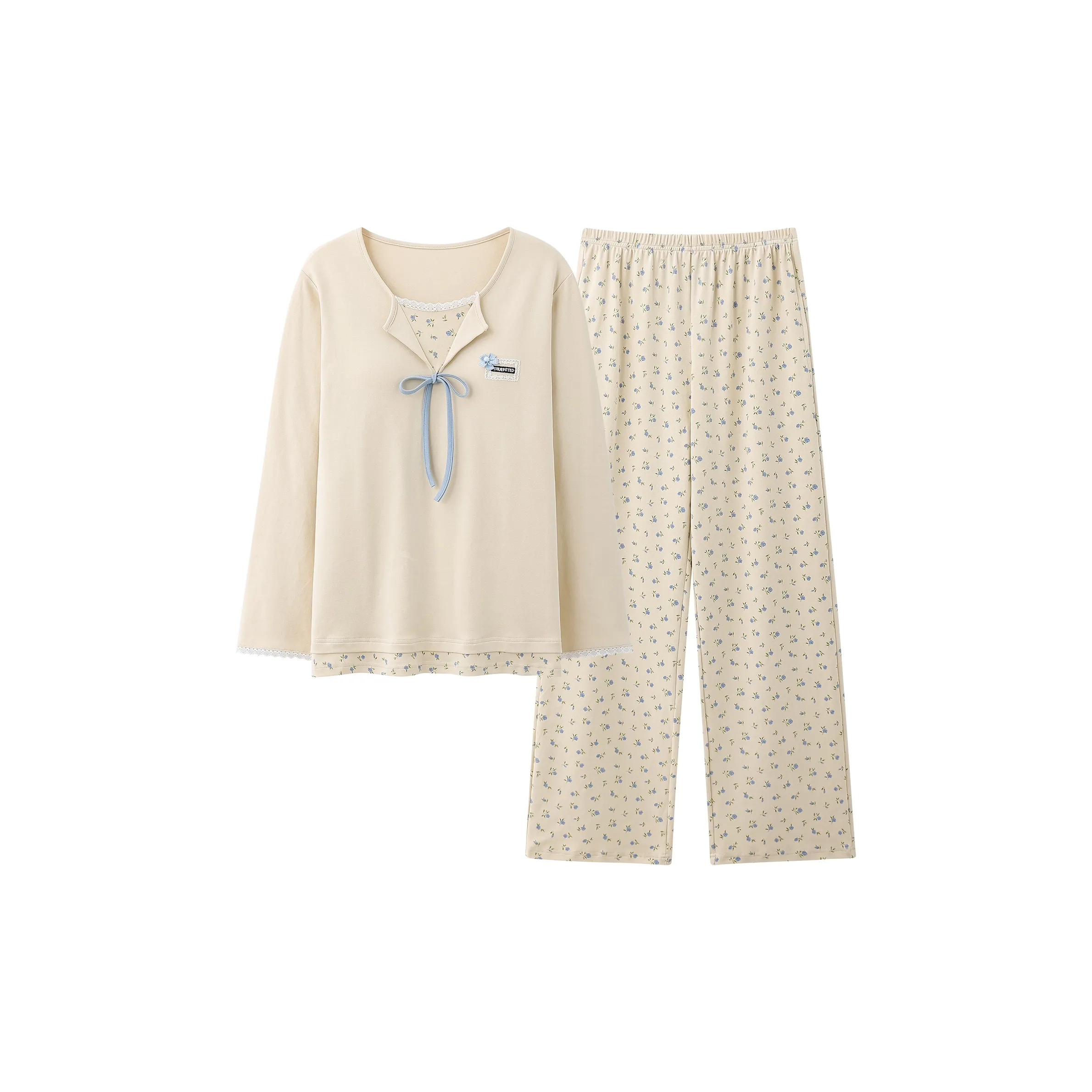 Удобный и освежающий комплект пижам для женщин