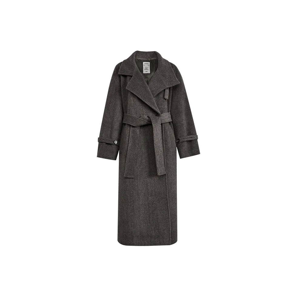 KUOSE Темно-коричневый женский пальто