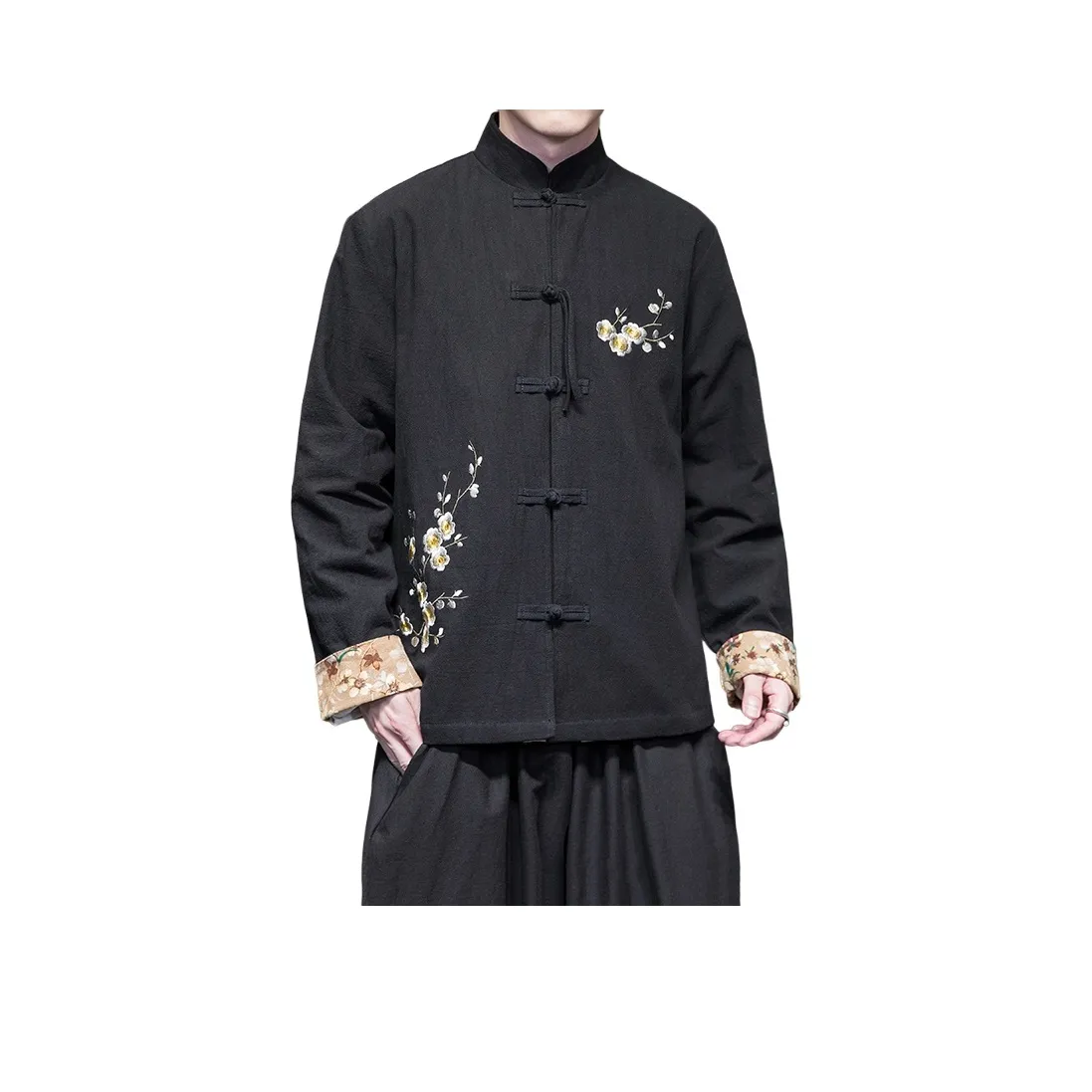 JIARONG Черные Унисекс Рубашки