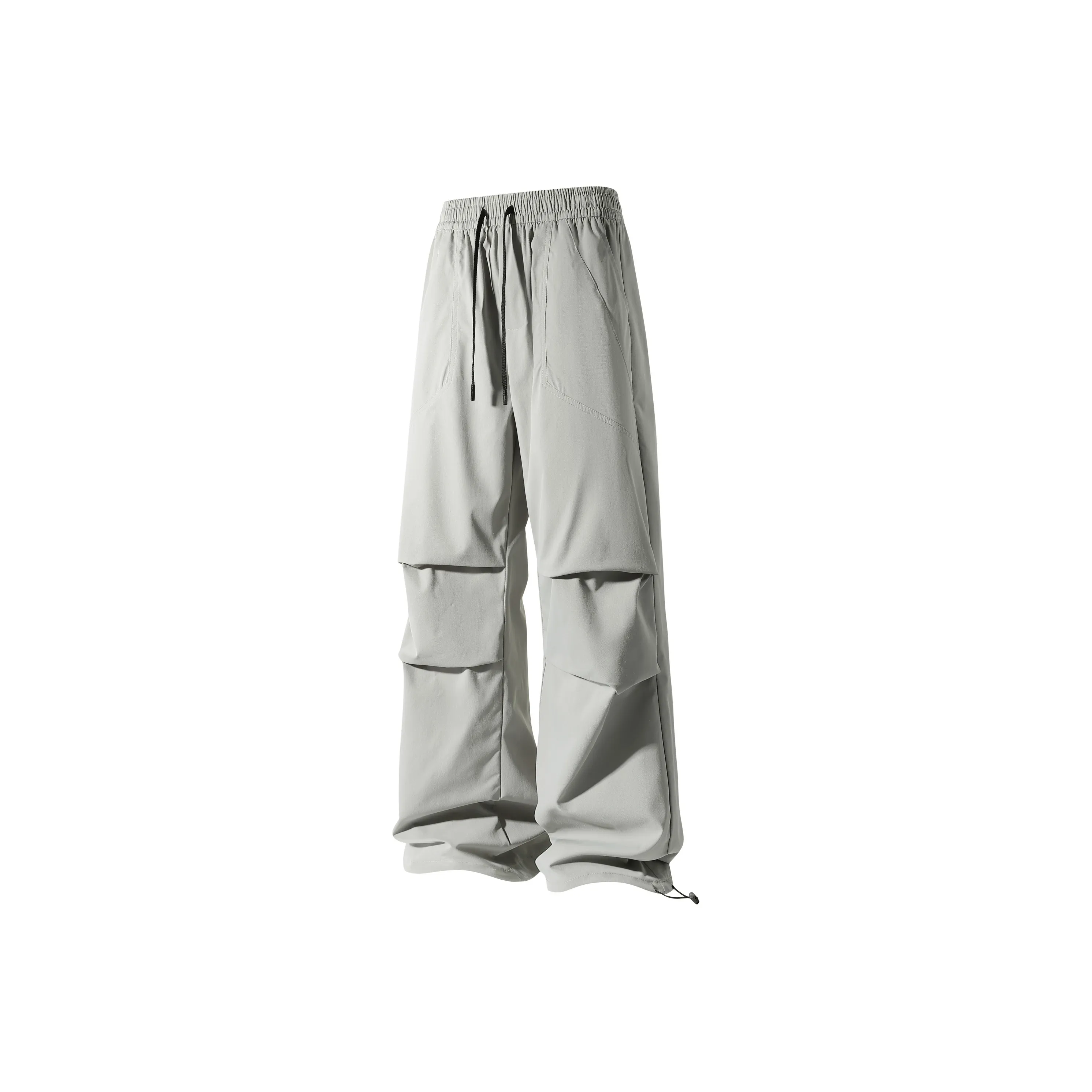 PASOK Повседневные брюки для подростков и студентов драпированные модные и стильные для стильного образа мужские