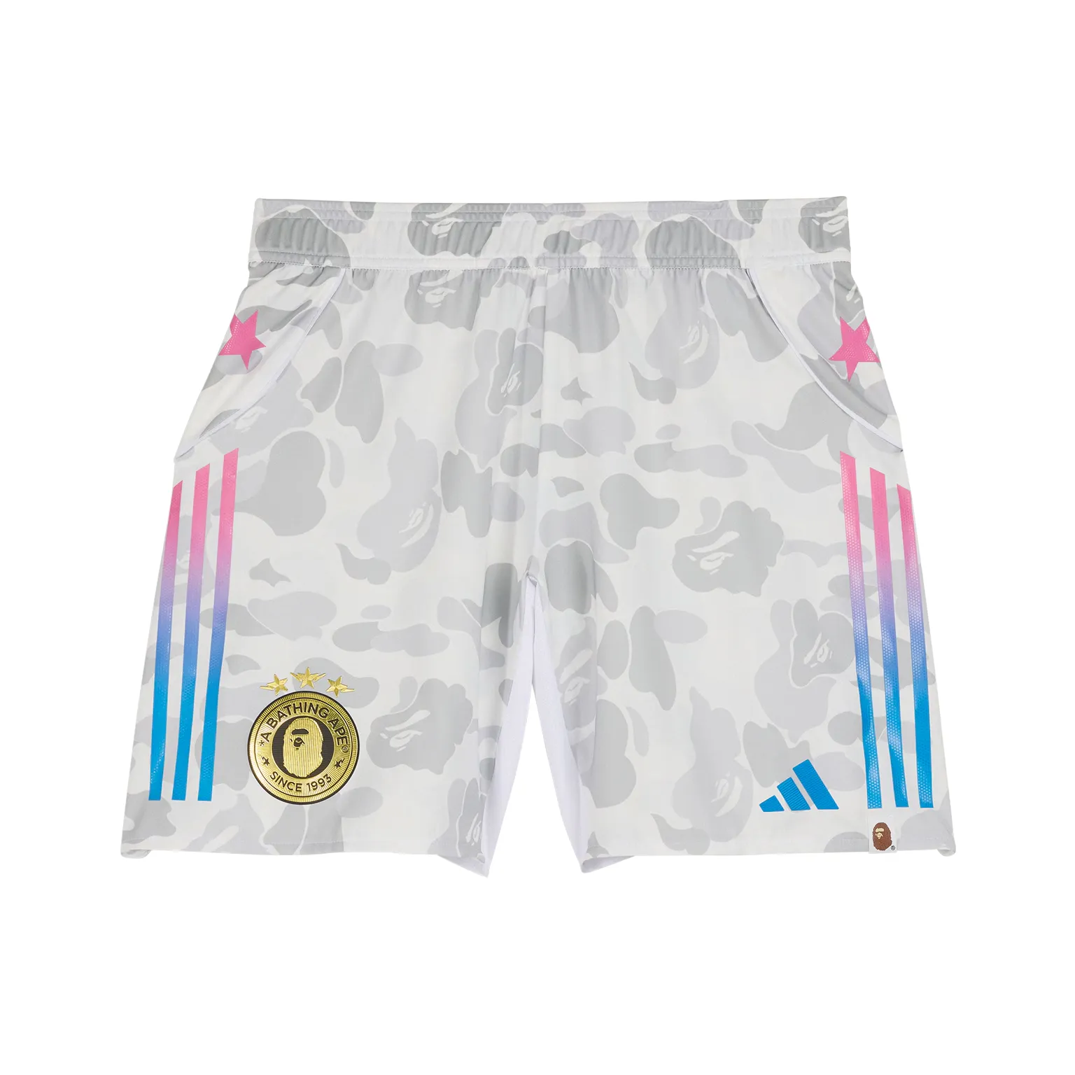 Adidas x A BATHING APE FW25 Спортивные шорты Унисекс