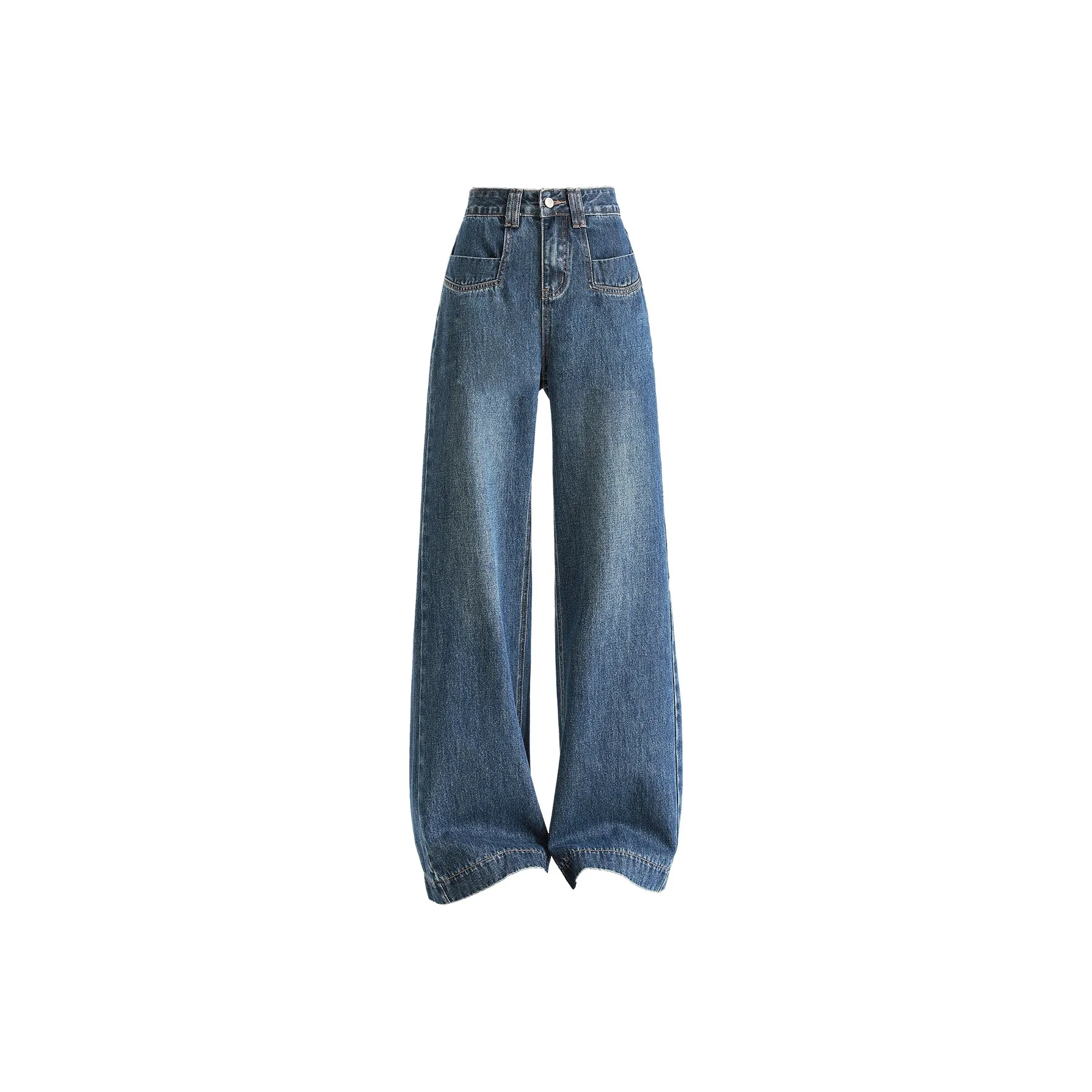 Weixi Винтажные синие женские джинсы