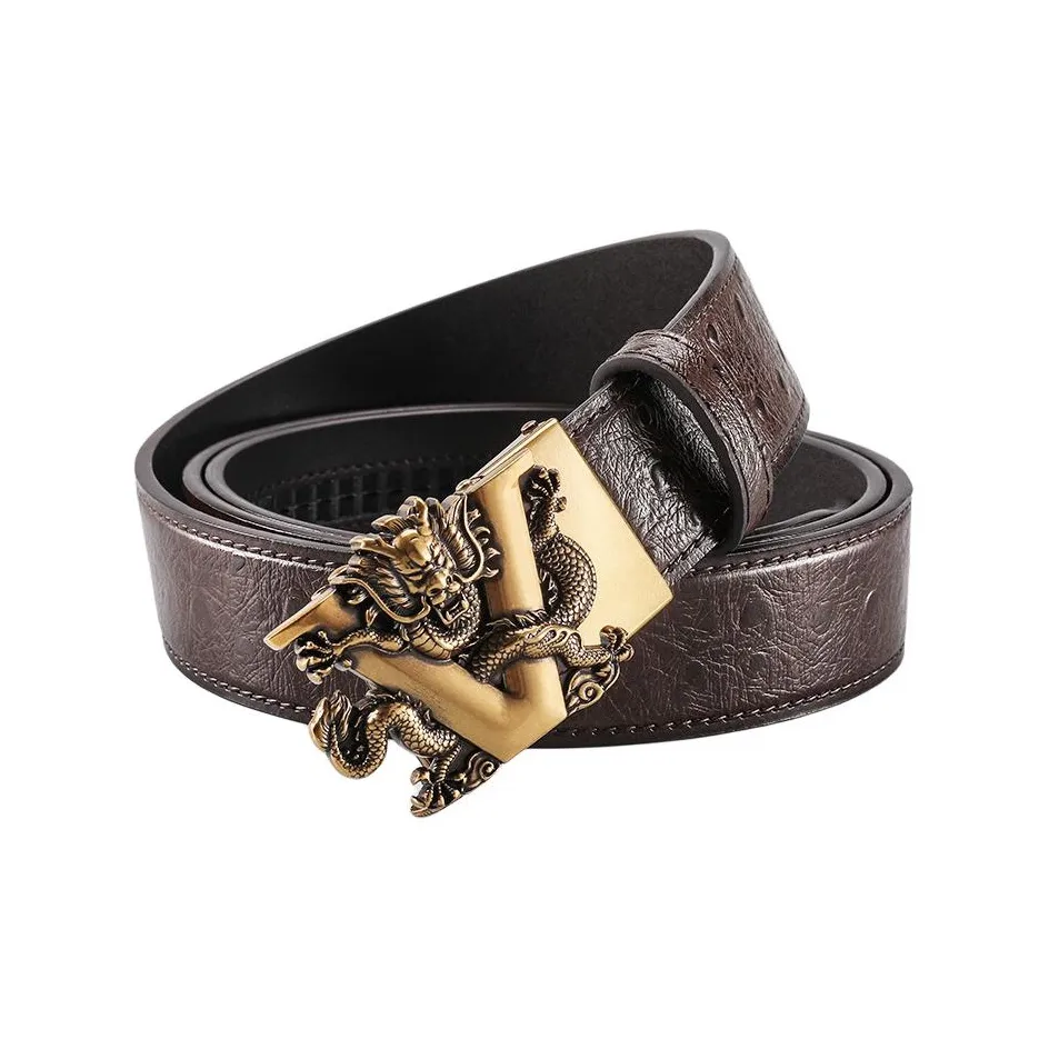 MH Коровья кожа ремни Мужской 3,4CM