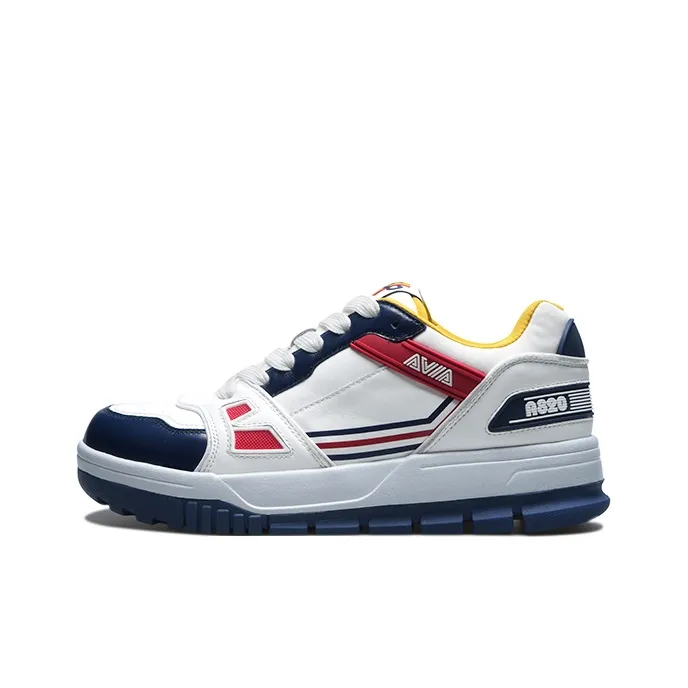 AVIA Sports Life Collection Поддержка Низкий Топ Повседневная Обувь Унисекс Белый Синий