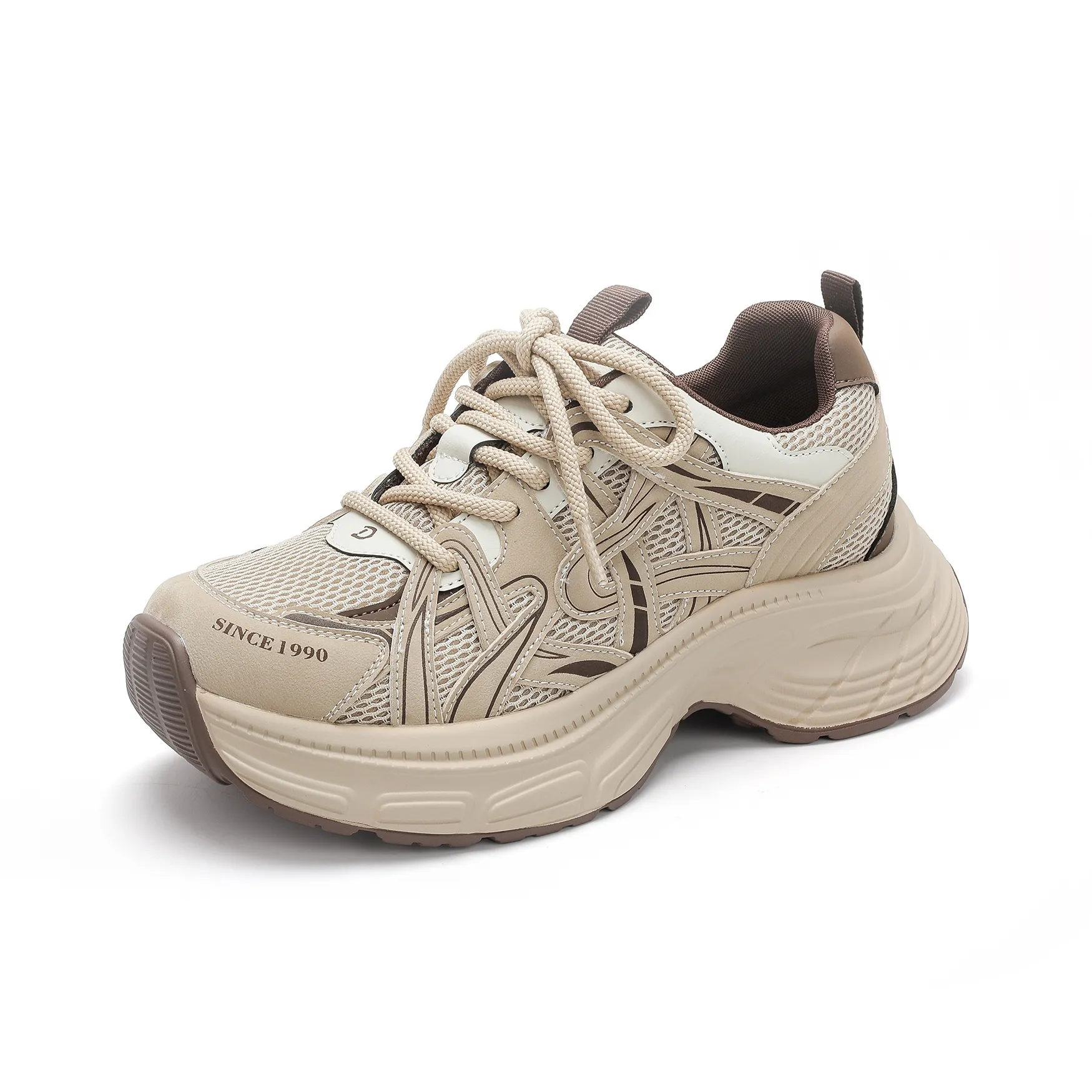 DAPHNE Low Топ Толстая подошва Кроссовки Женские