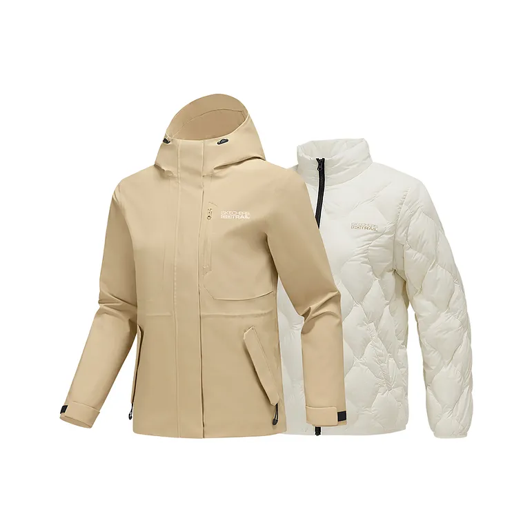 Skechers Водонепроницаемый Ветрозащитный Дышащий Водоотталкивающий Устойчивый к истиранию Термическая ветровка Женские