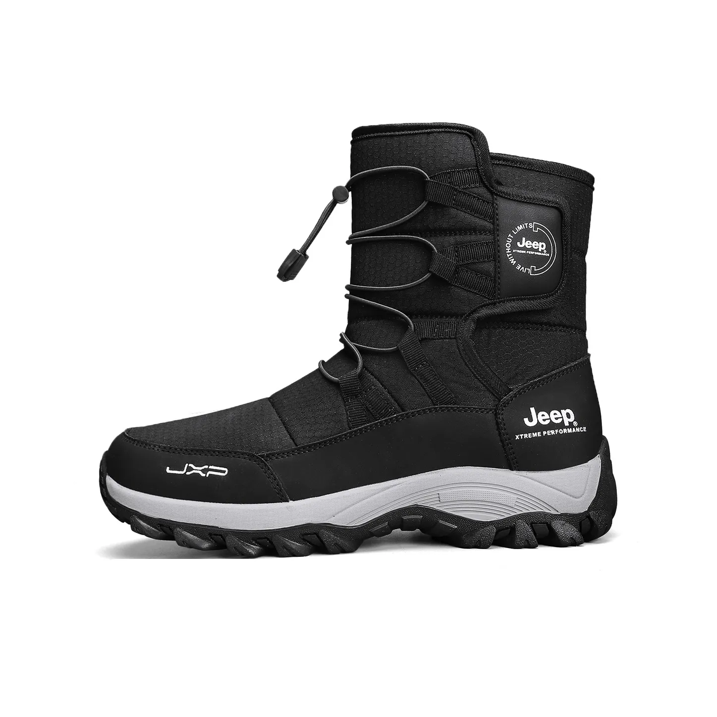 Jeep Термический Износостойкий Амортизирующий Увеличивающий Высоту Покрытие Короткие Снежные Ботинки Мужские